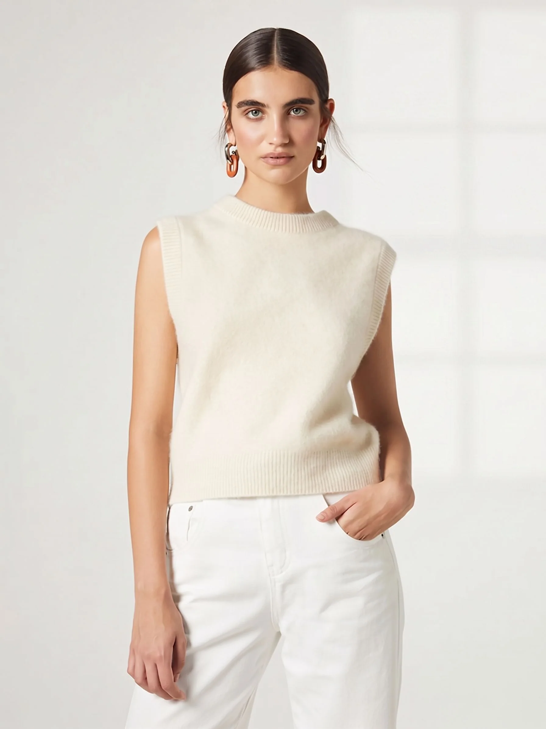 Brushed Knit Vest - Image 2