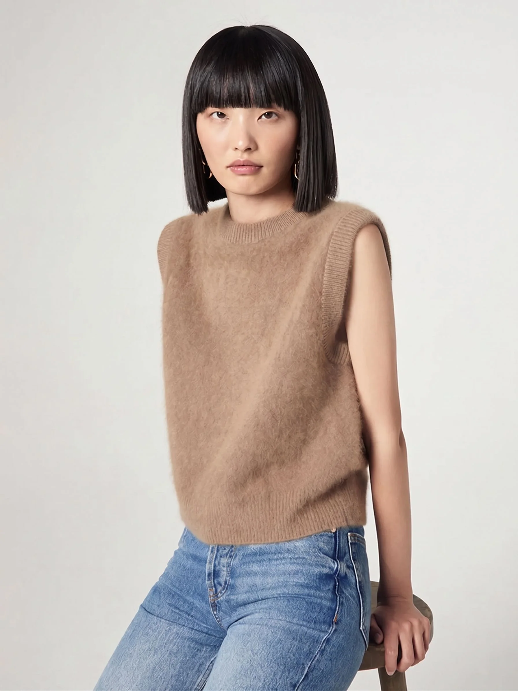 Brushed Knit Vest - Image 3