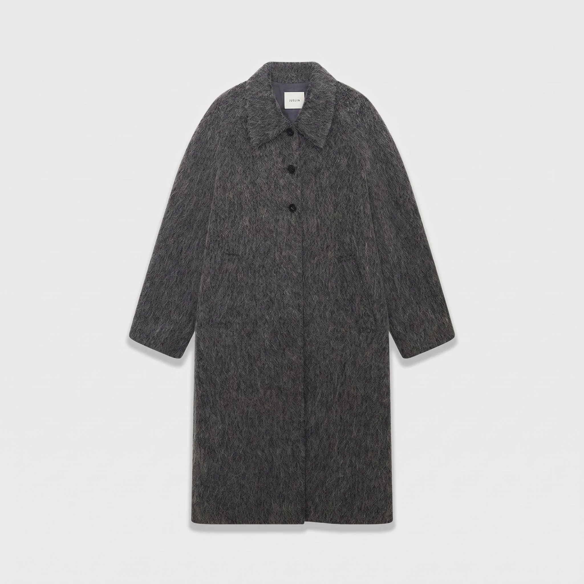 Brushed Long Coat - Image 6