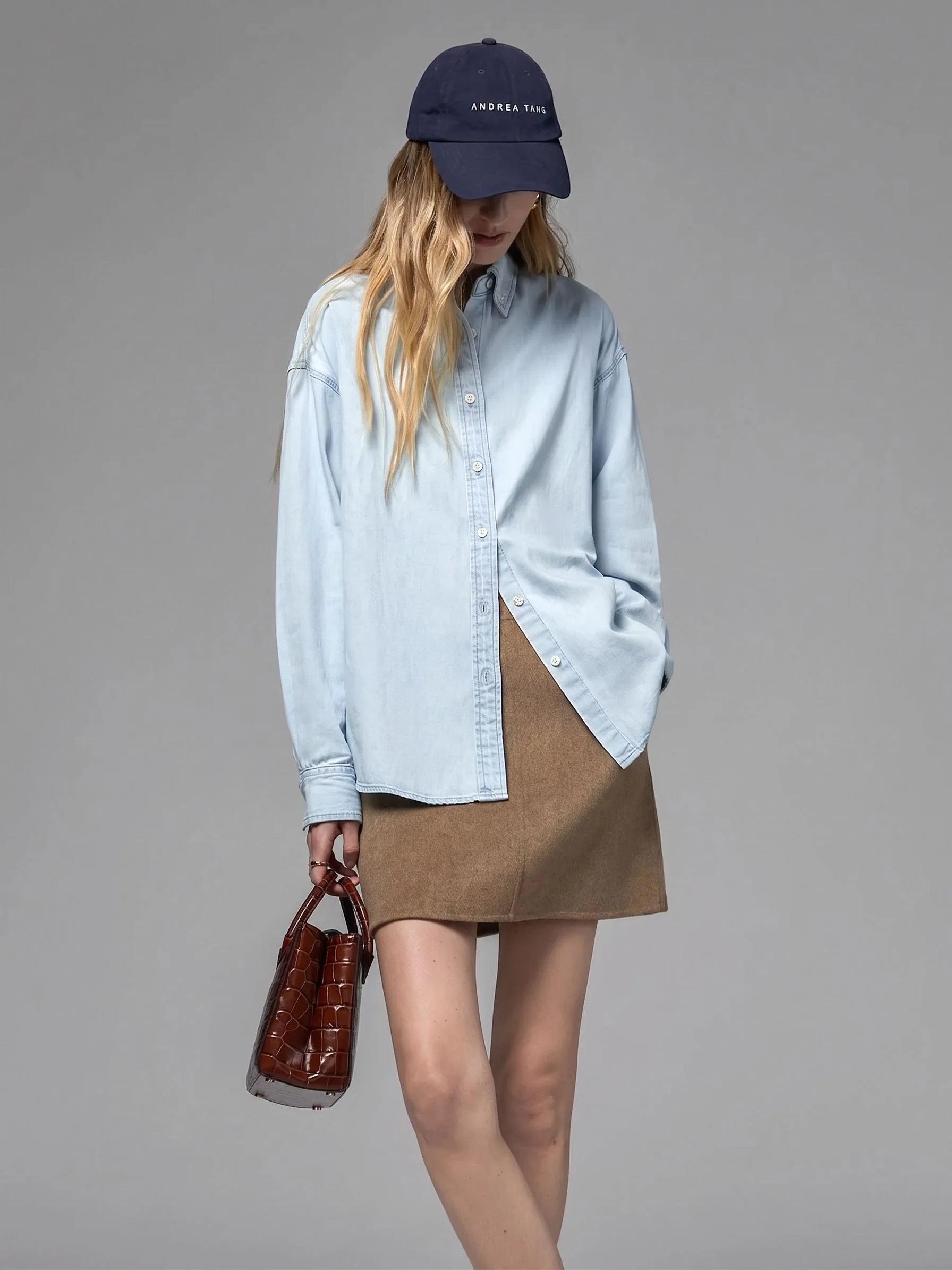 Brushed Merino A-Line Skirt - Image 5