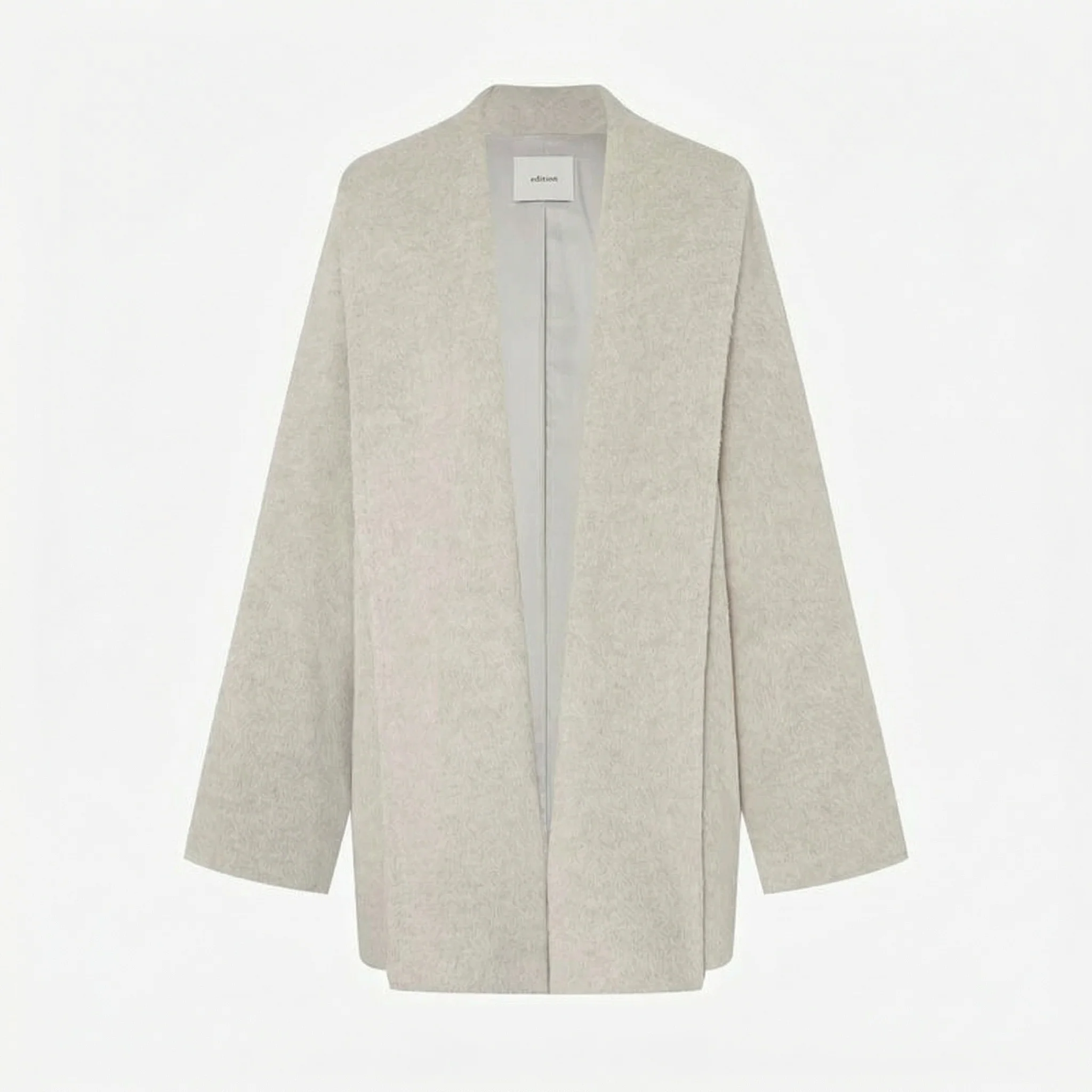 Brushed Shawl Coat - Image 6