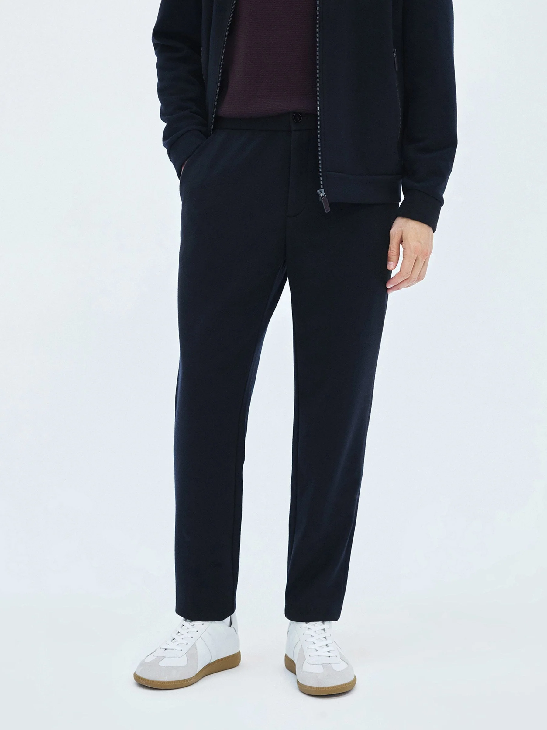 Brushed Straight Trousers - Image 3