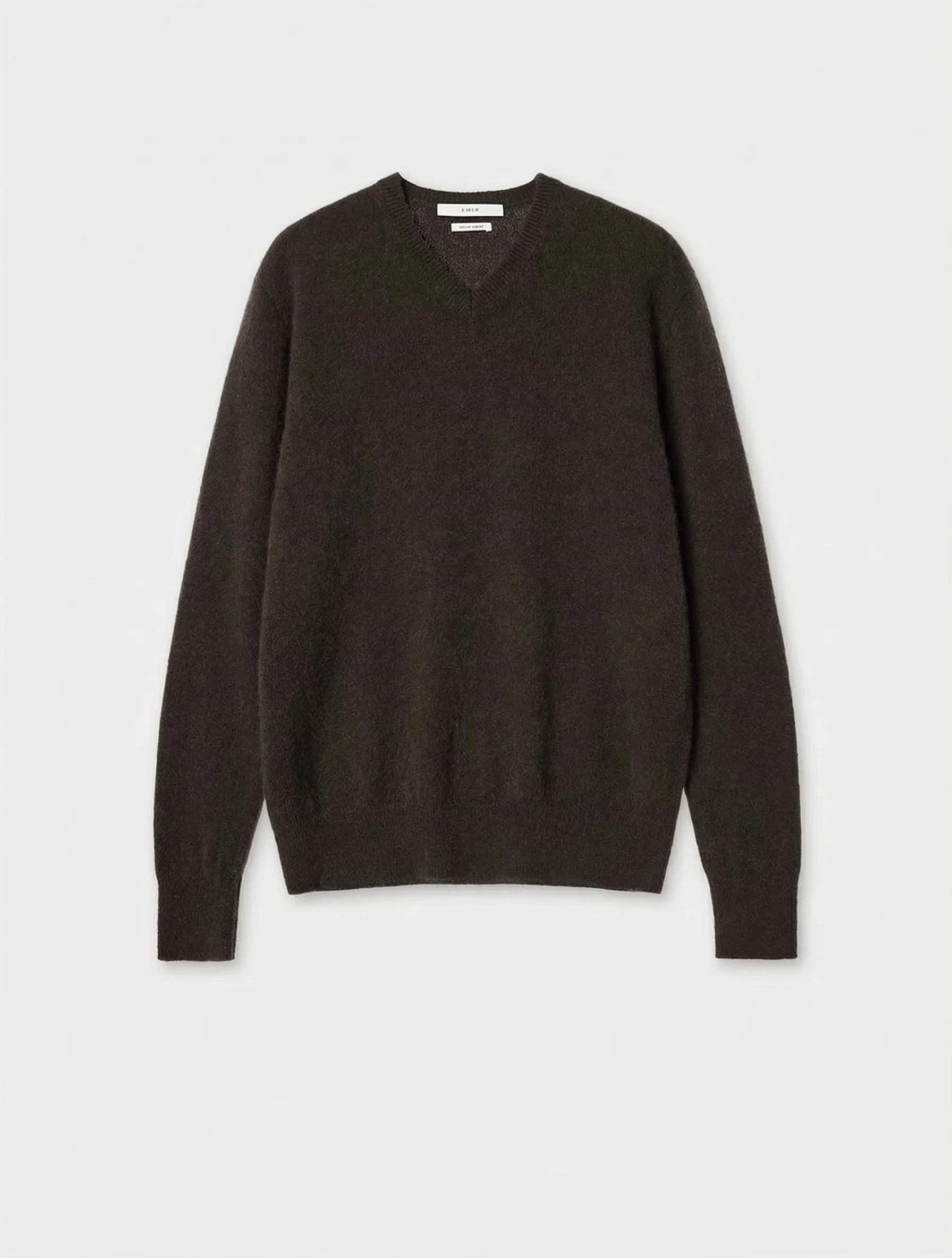 Brushed V-Neck Sweater - Image 6