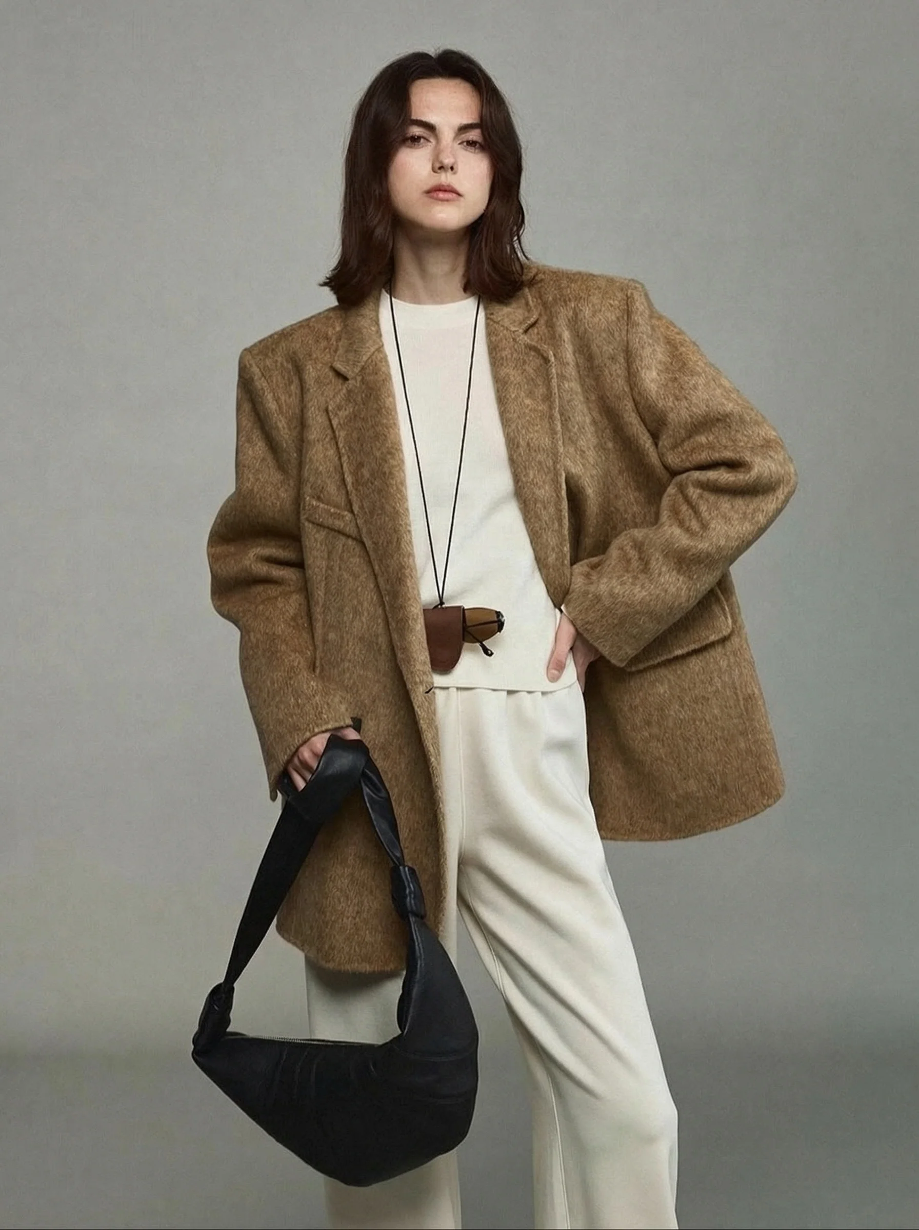 Brushed Wool Blazer