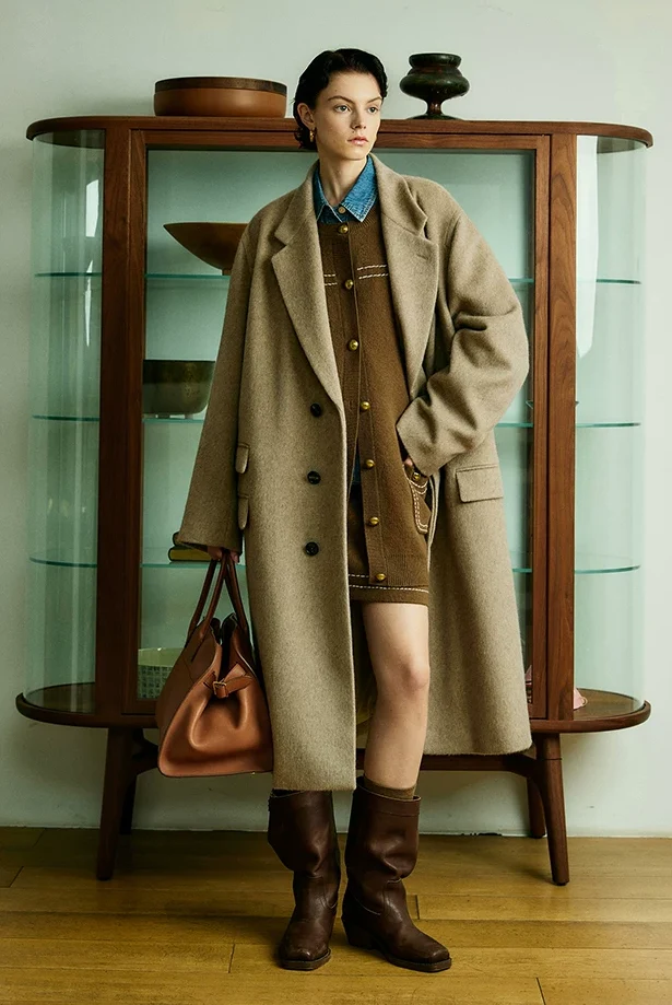 Brushed Wool Overcoat - Image 2