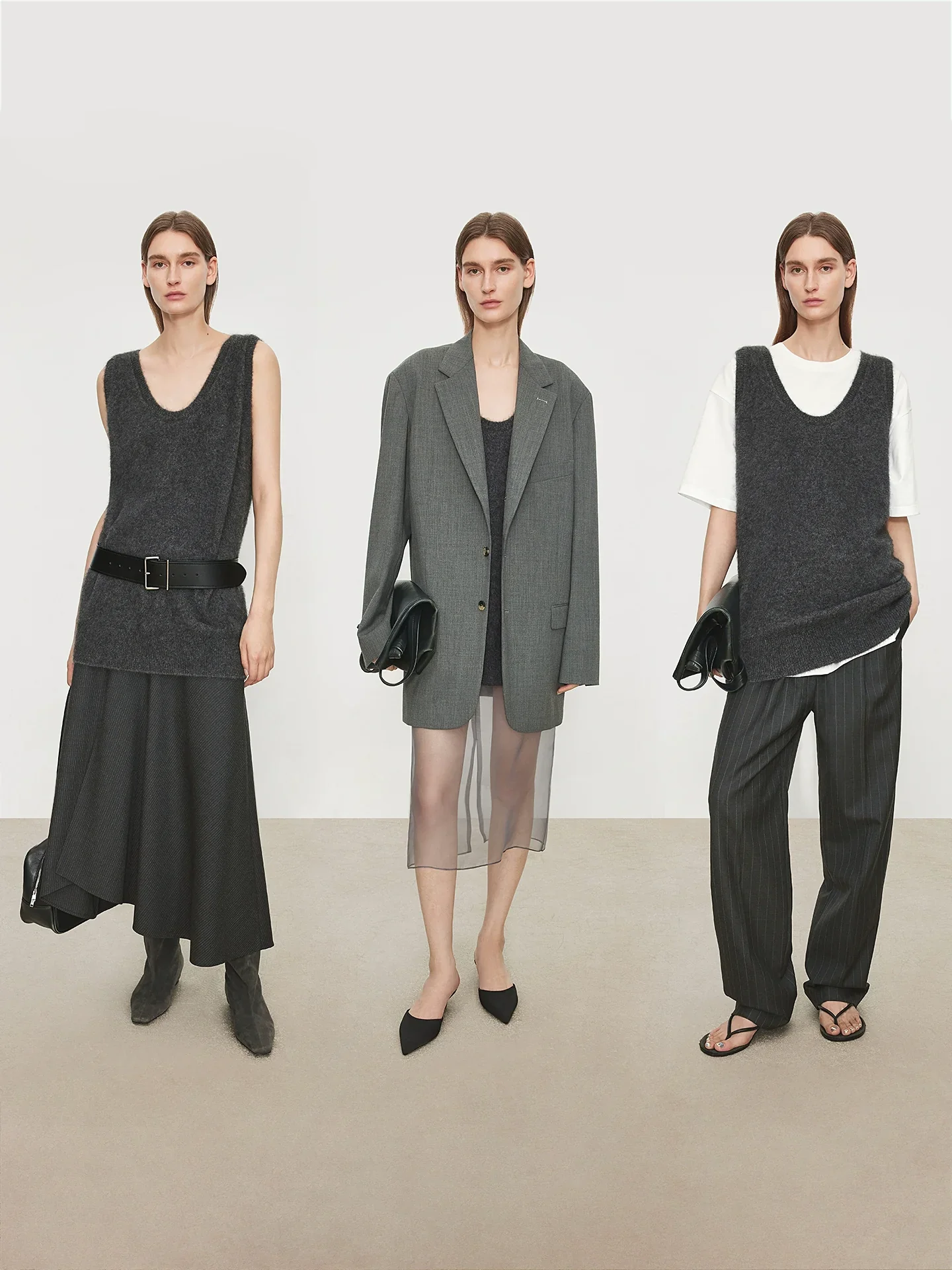 BrushedYakU-neckLonglineVest - Image 4