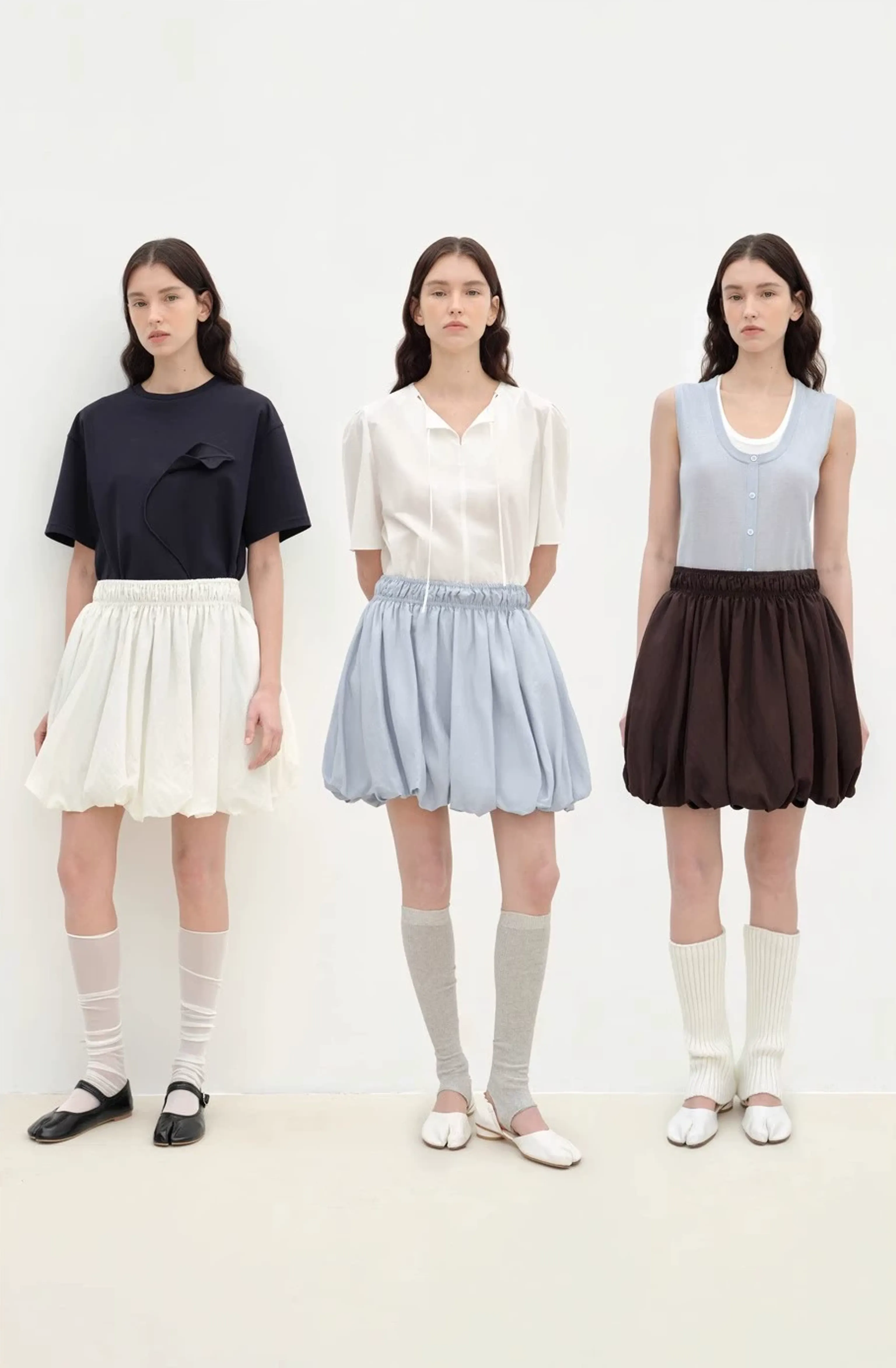 Bubble Hem Mini Skirt - Image 3