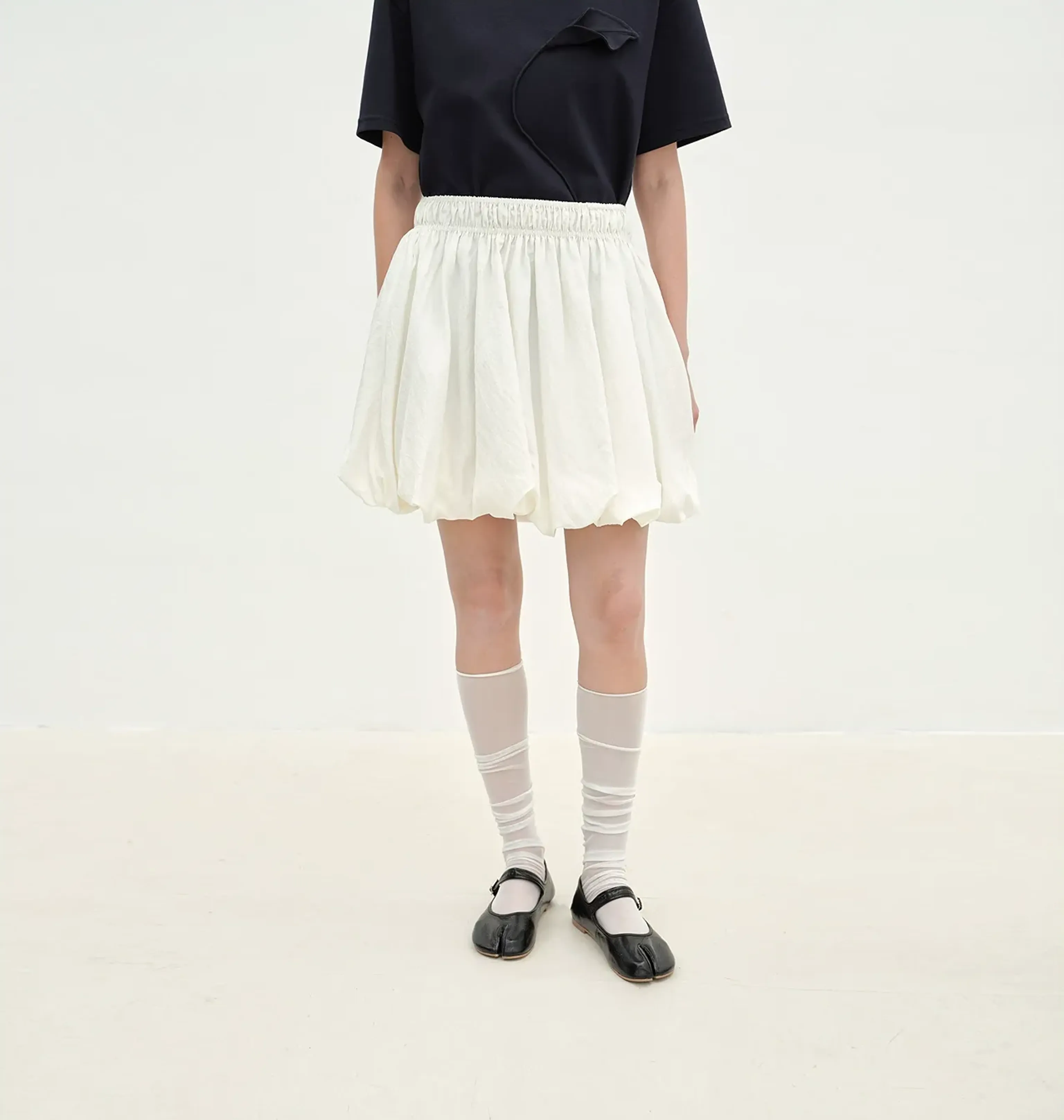 Bubble Hem Mini Skirt - Image 8