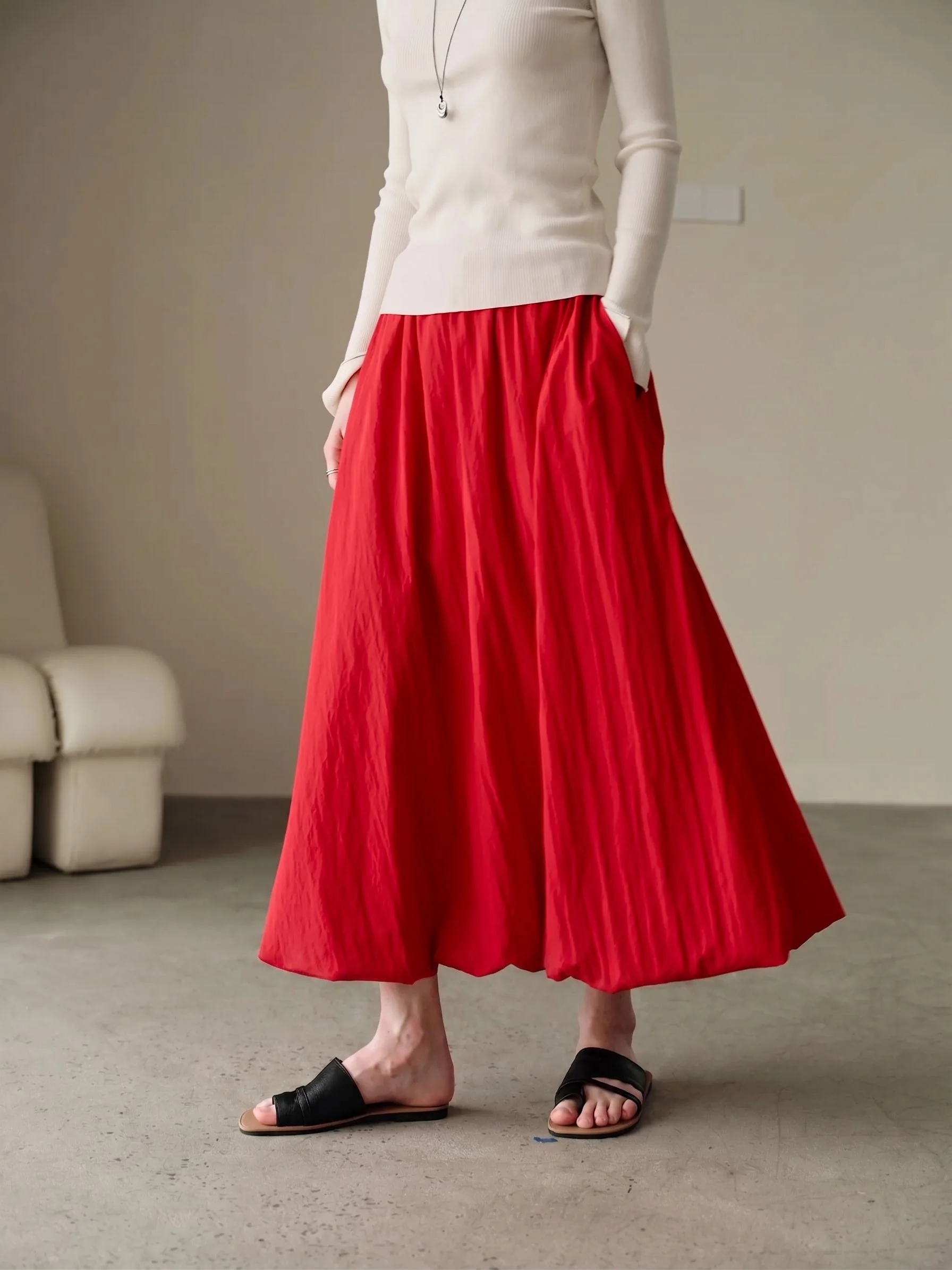 Bubble Midi Skirt - Image 2