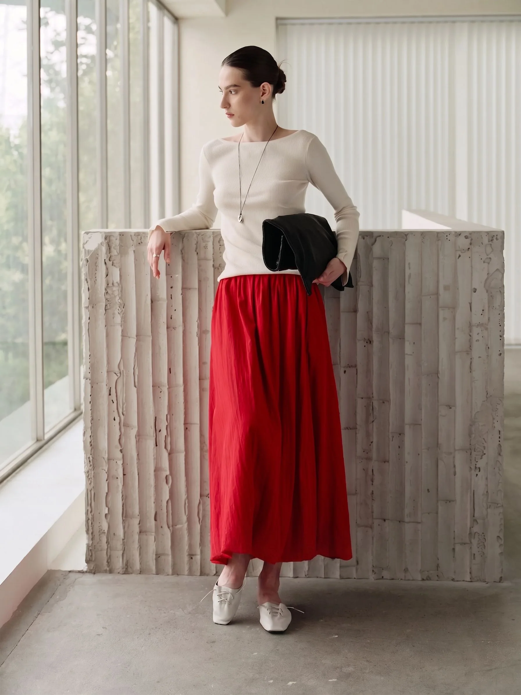 Bubble Midi Skirt - Image 3