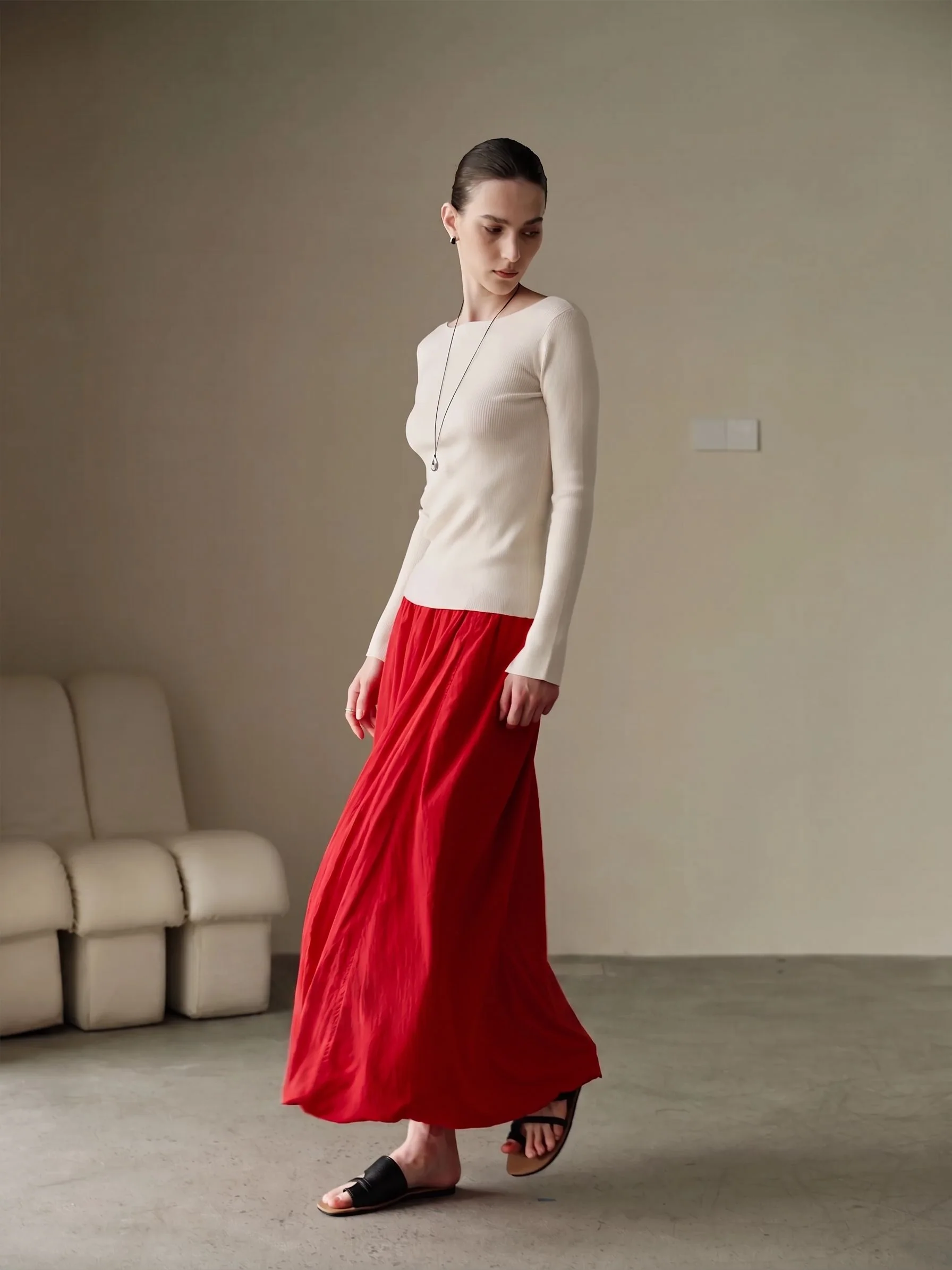 Bubble Midi Skirt - Image 5