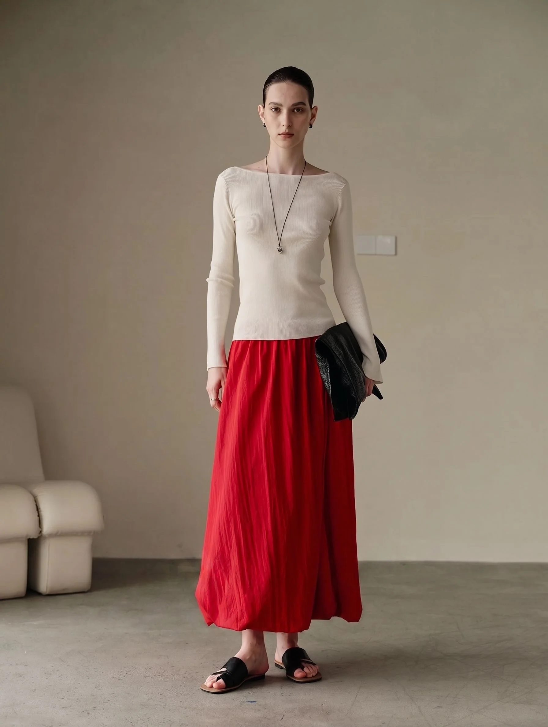 Bubble Midi Skirt - Image 6