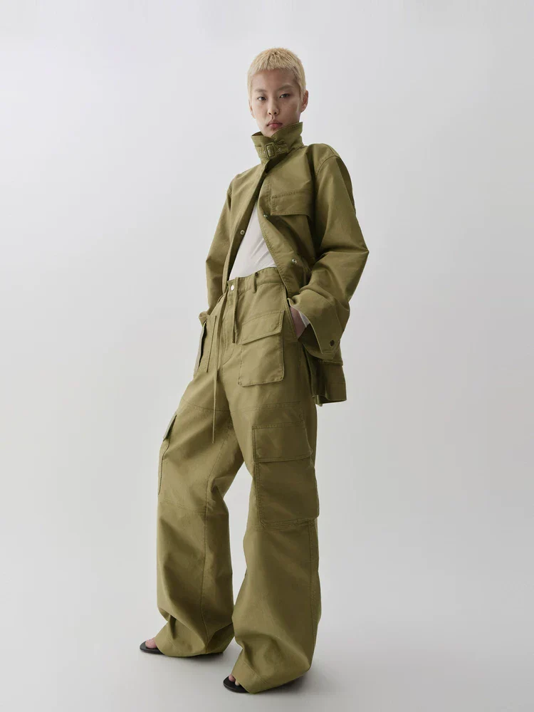 Buckle Collar Field Jacket