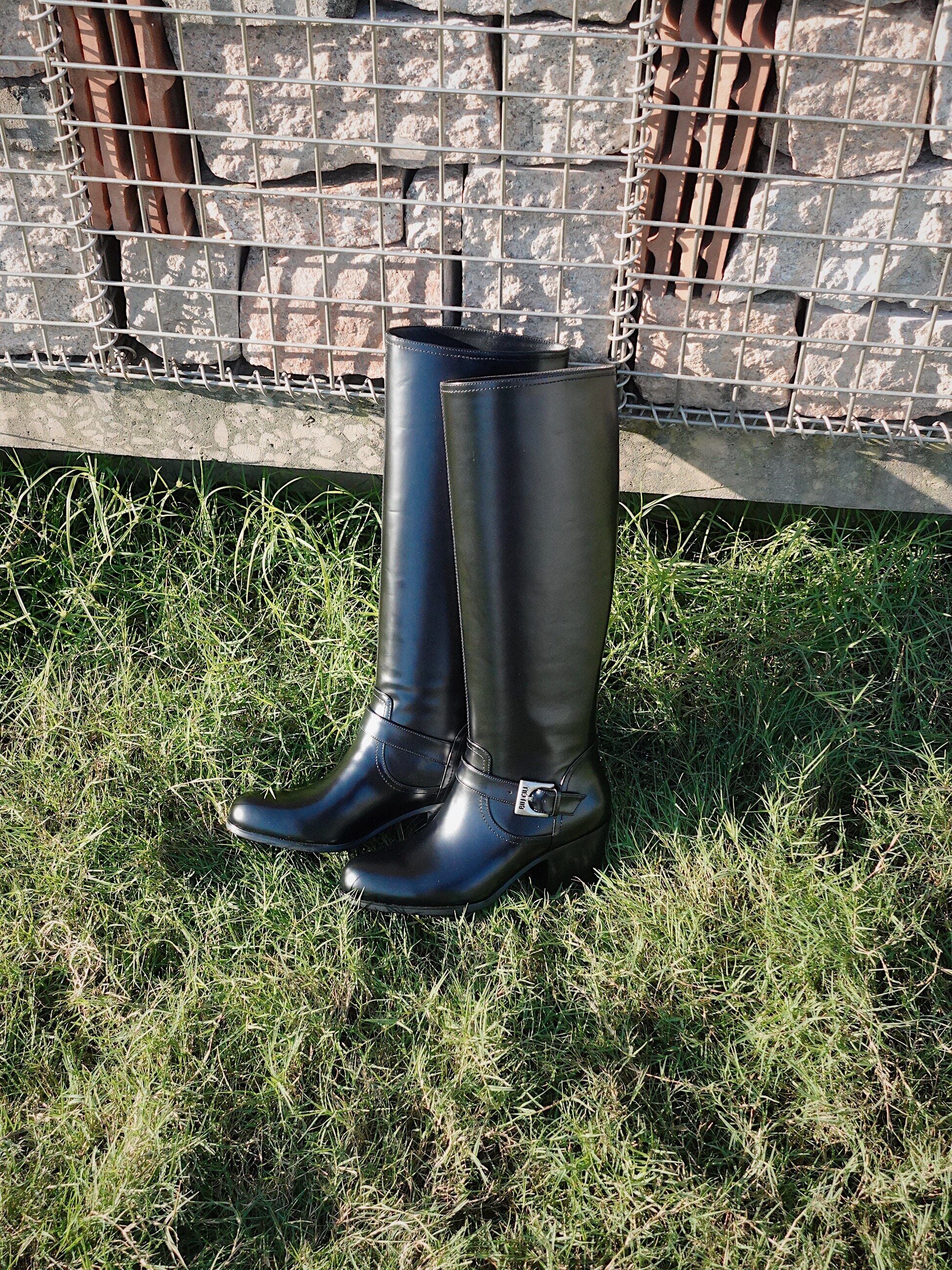 Buckle Knee-High Boots - Image 2