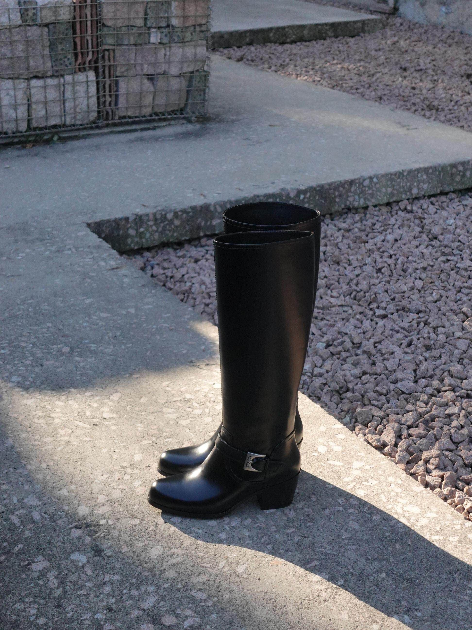 Buckle Knee-High Boots - Image 4