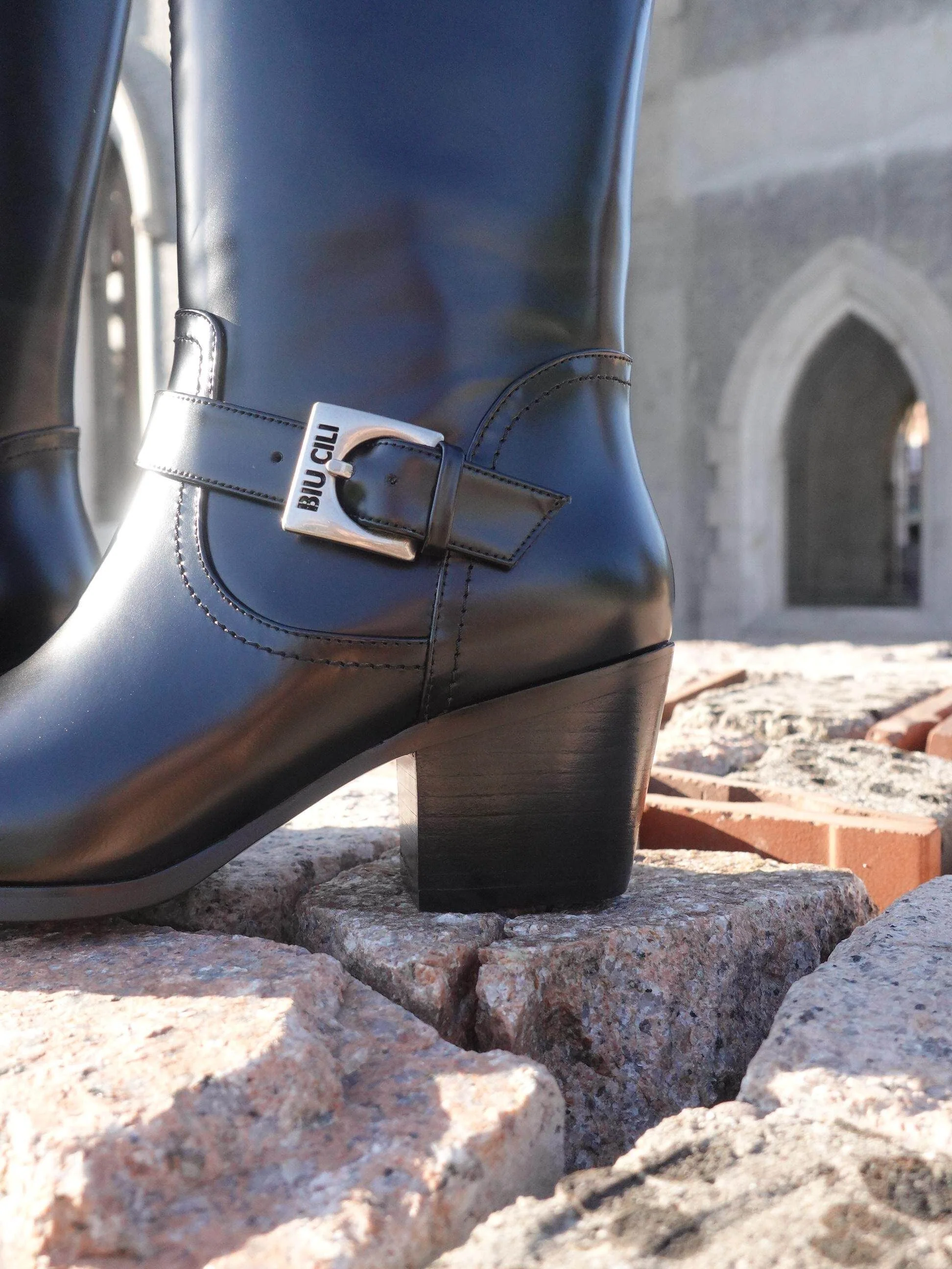 Buckle Knee-High Boots - Image 6