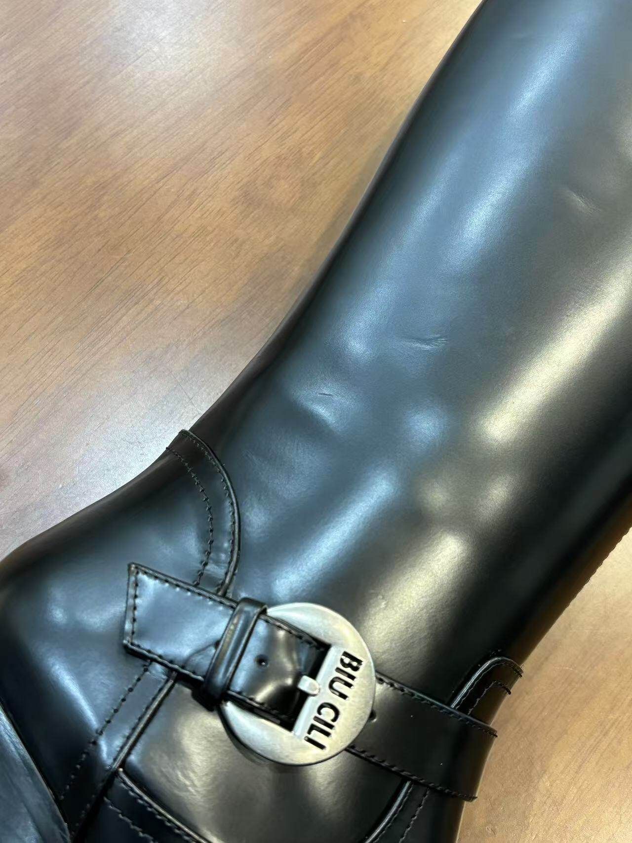 Buckle Knee-High Boots - Image 7