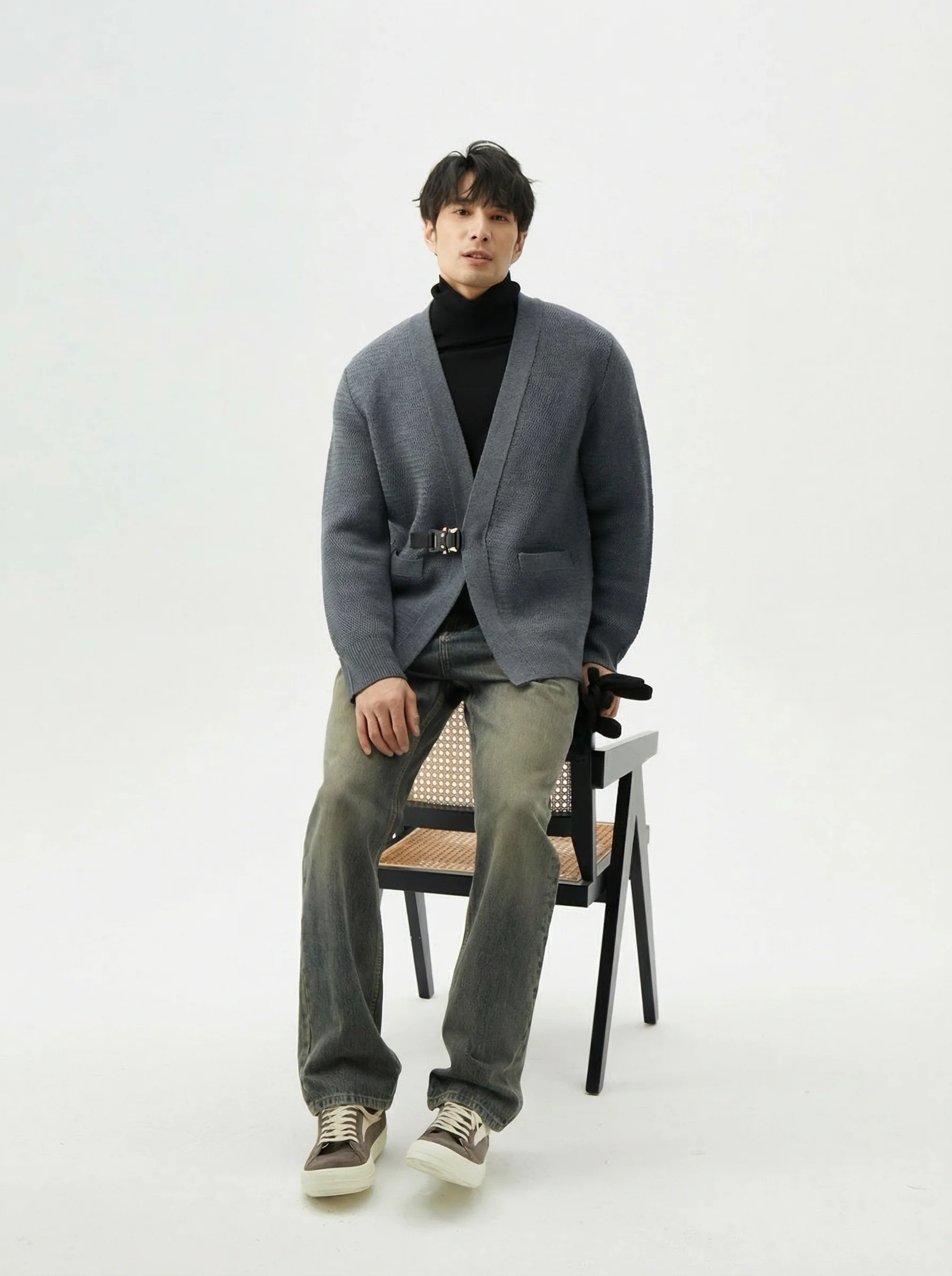 Buckle Knit Cardigan
