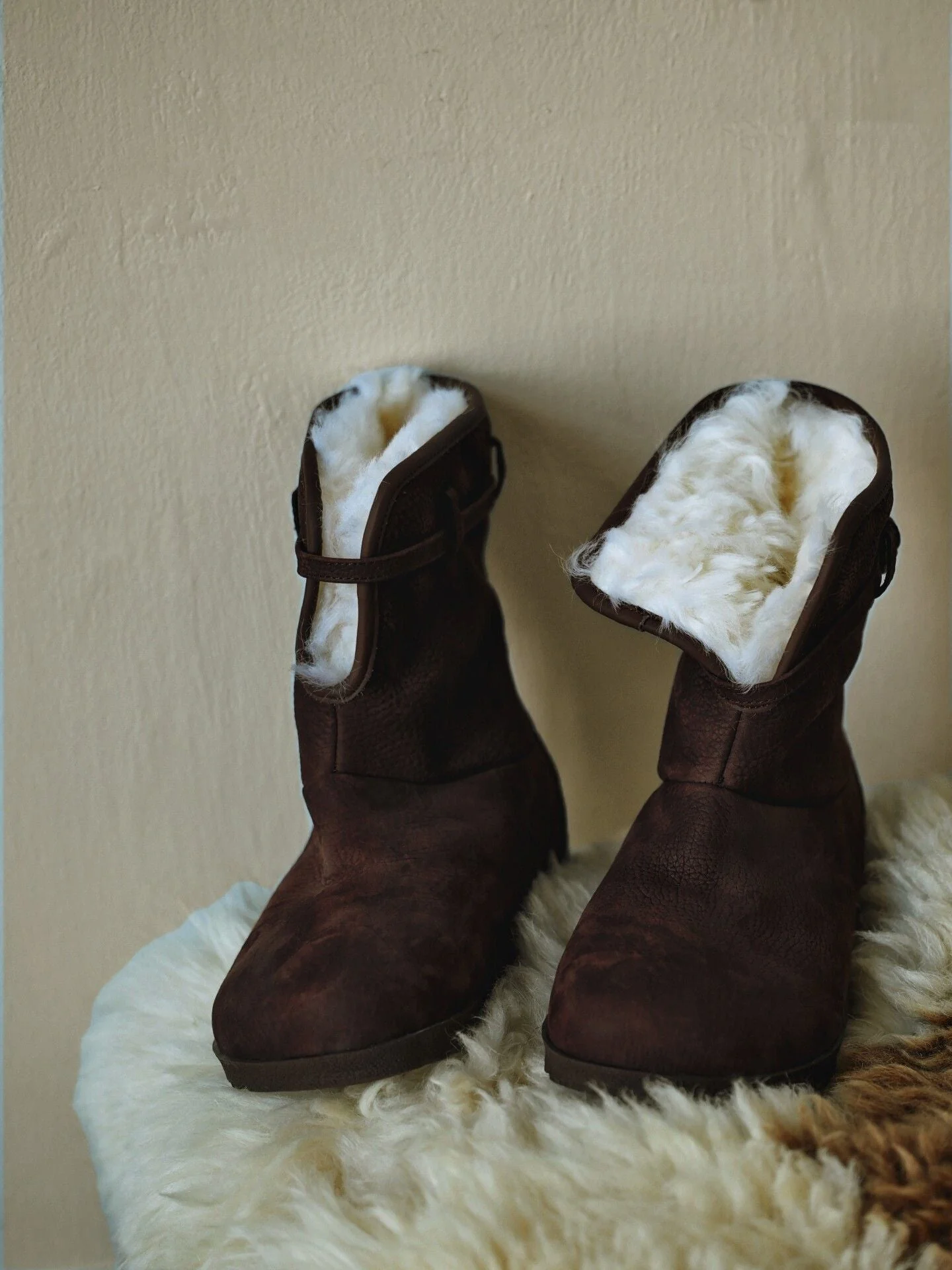 Buckle Shearling Boots - Image 3