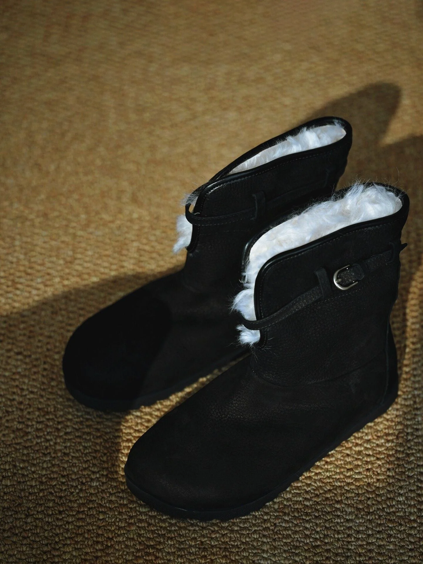 Buckle Shearling Boots - Image 5