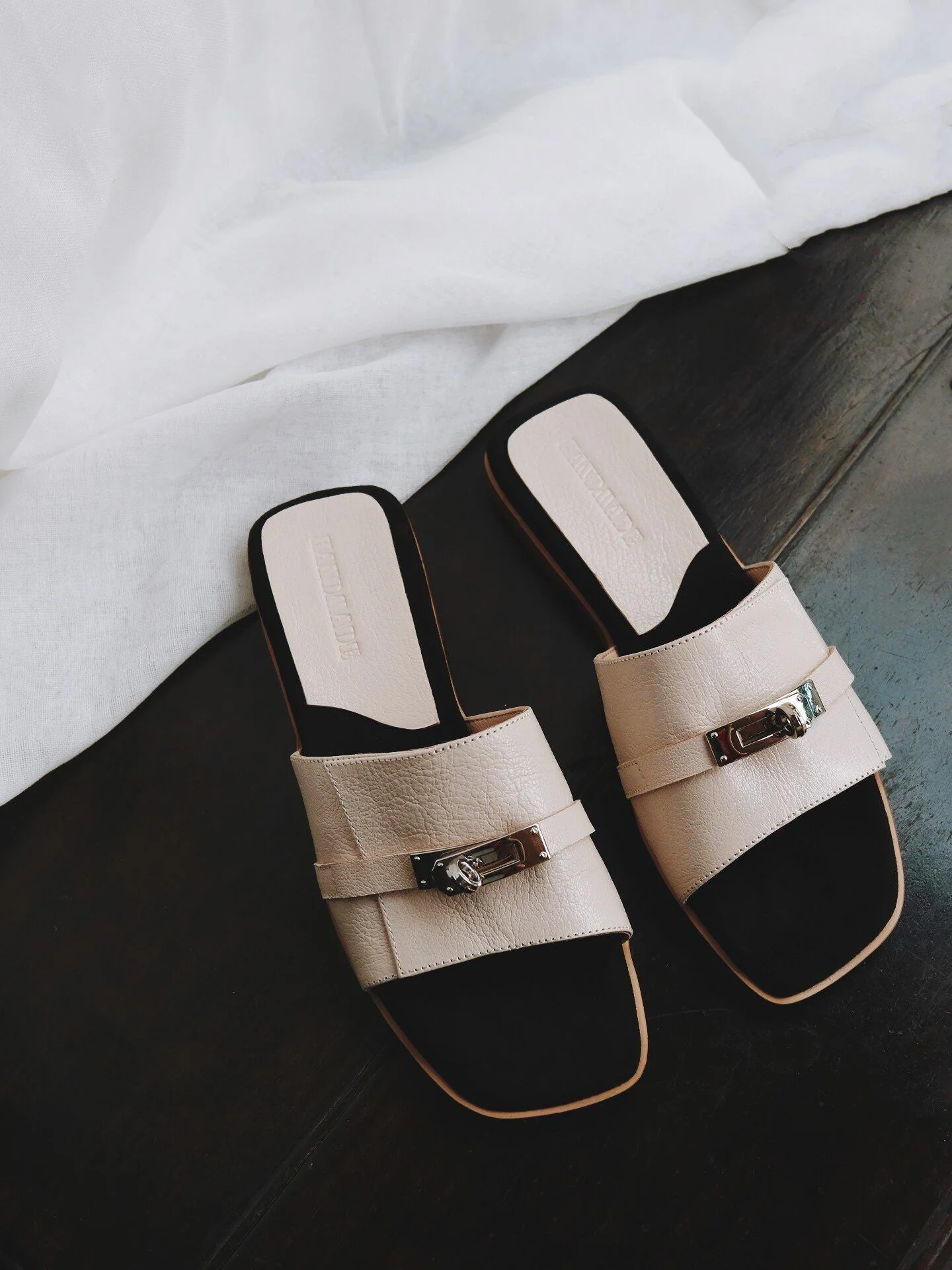 Buckle Slide Sandals