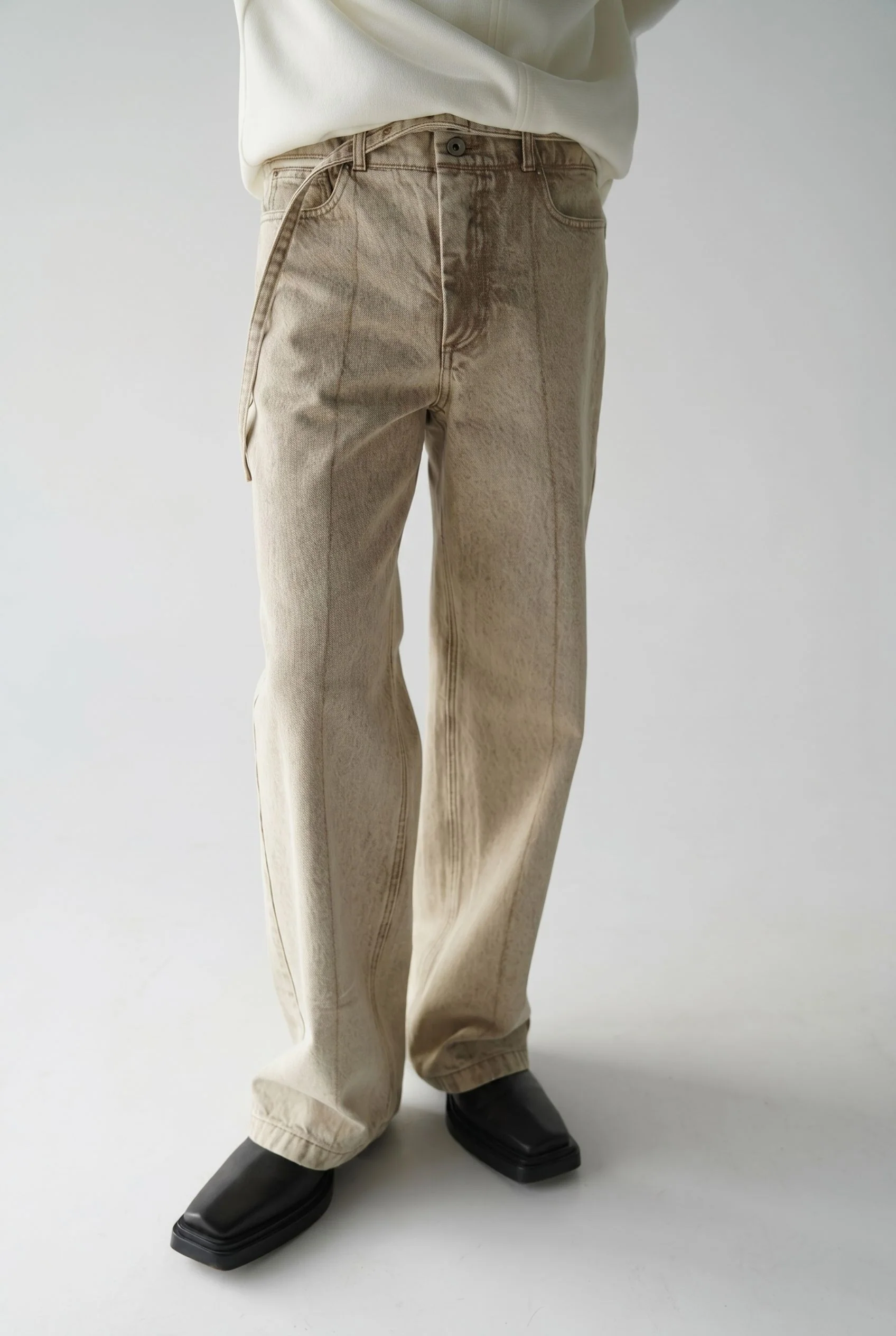 Buckle Strap Jeans