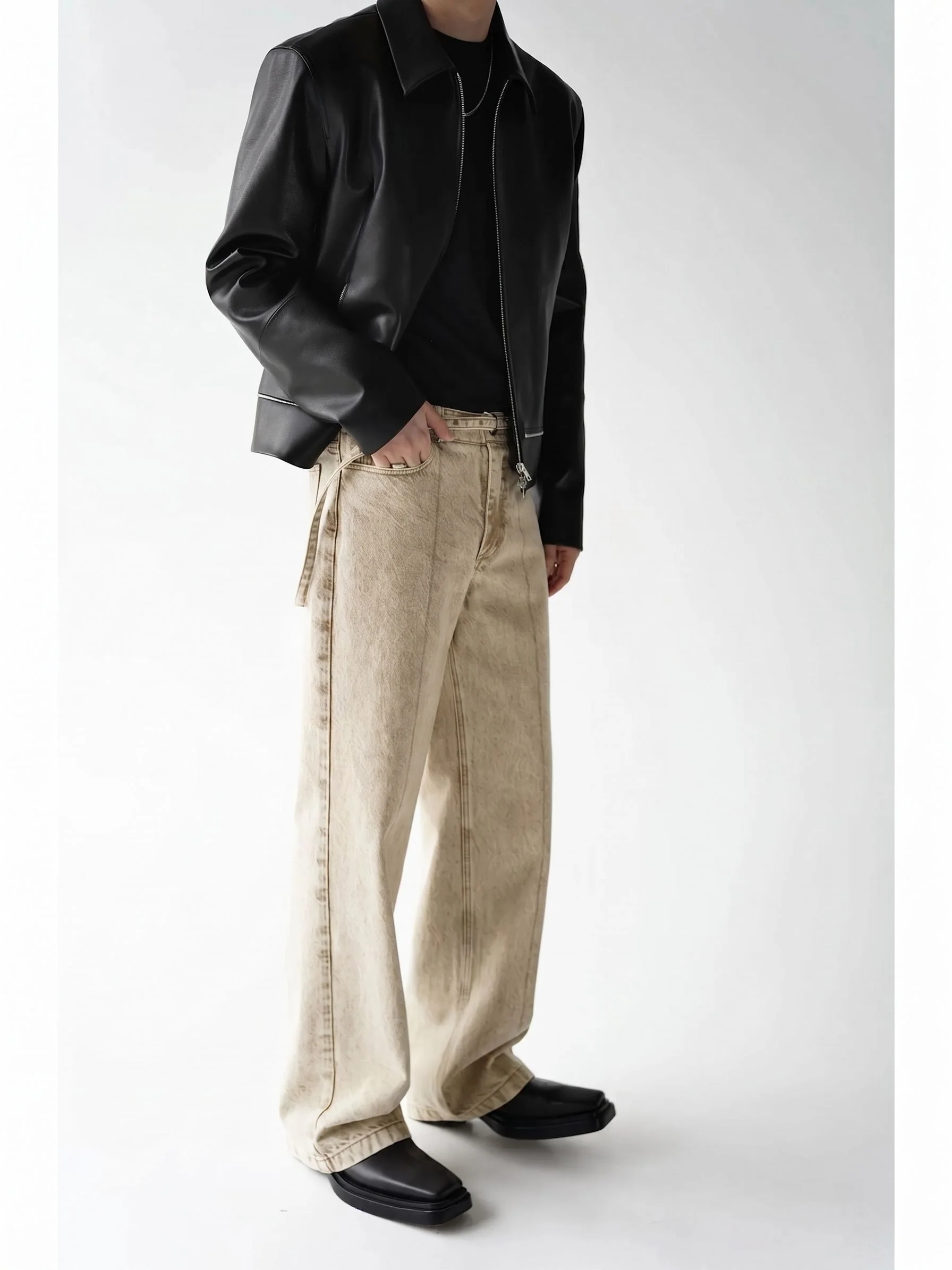 Buckle Strap Jeans - Image 2