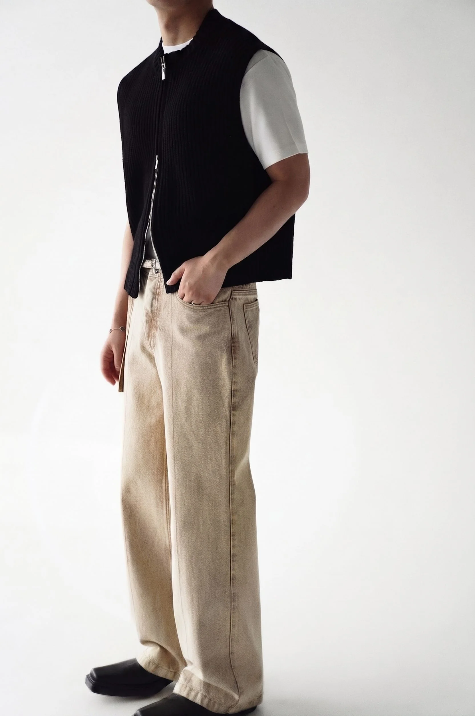 Buckle Strap Jeans - Image 4