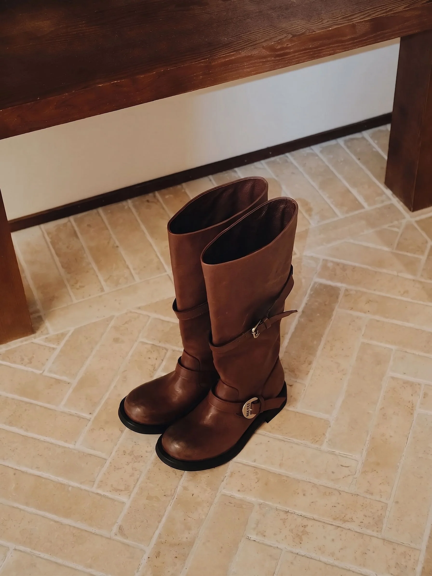 Buckle Tall Boots - Image 5