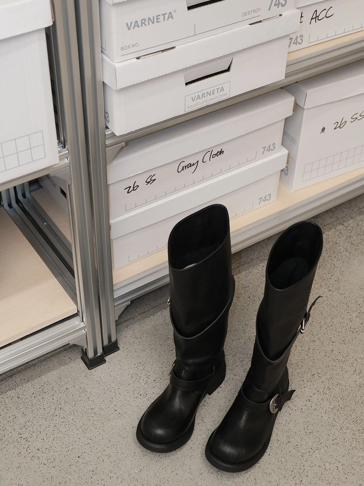 Buckle Tall Boots - Image 7