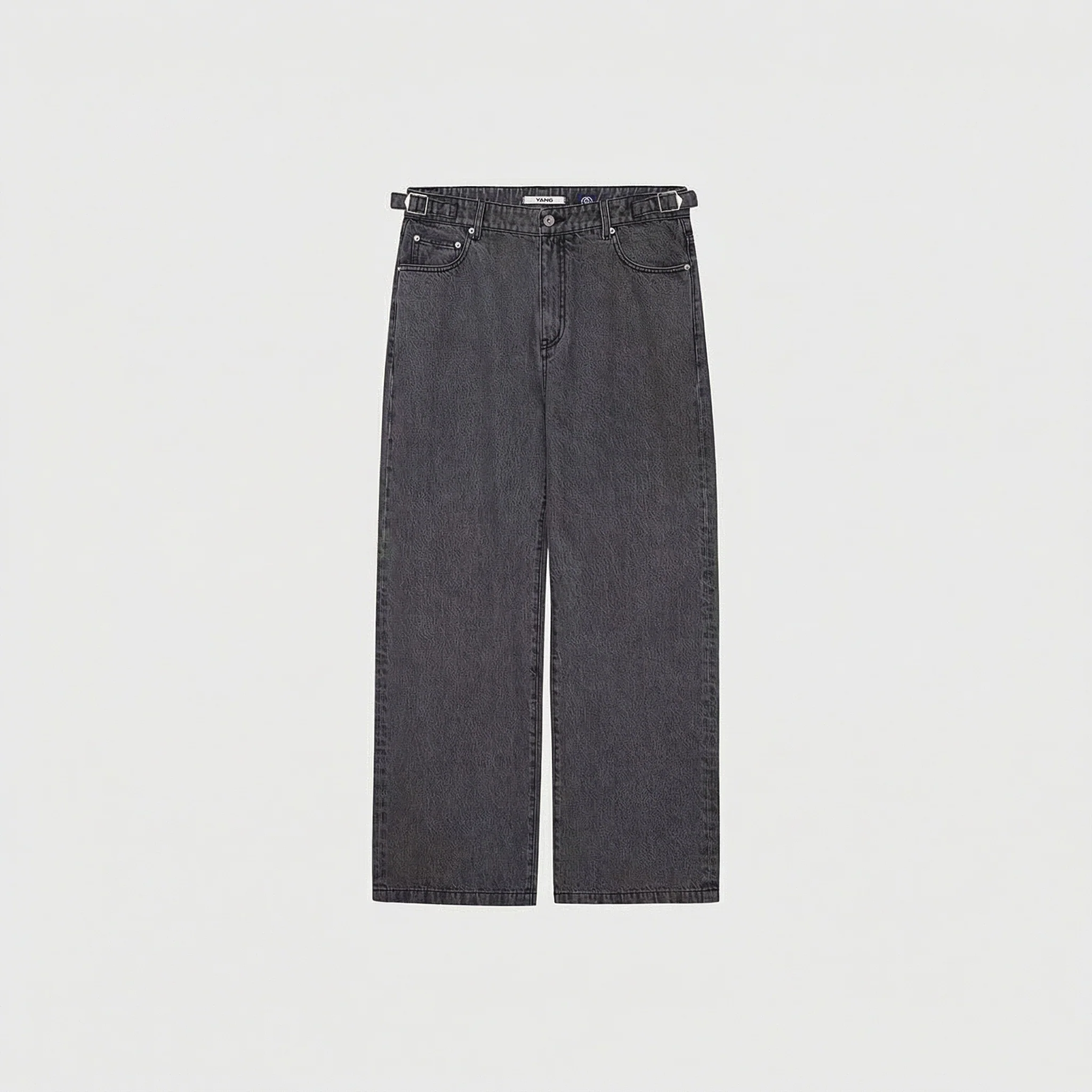 Buckle-Waist Wide Jeans - Image 7