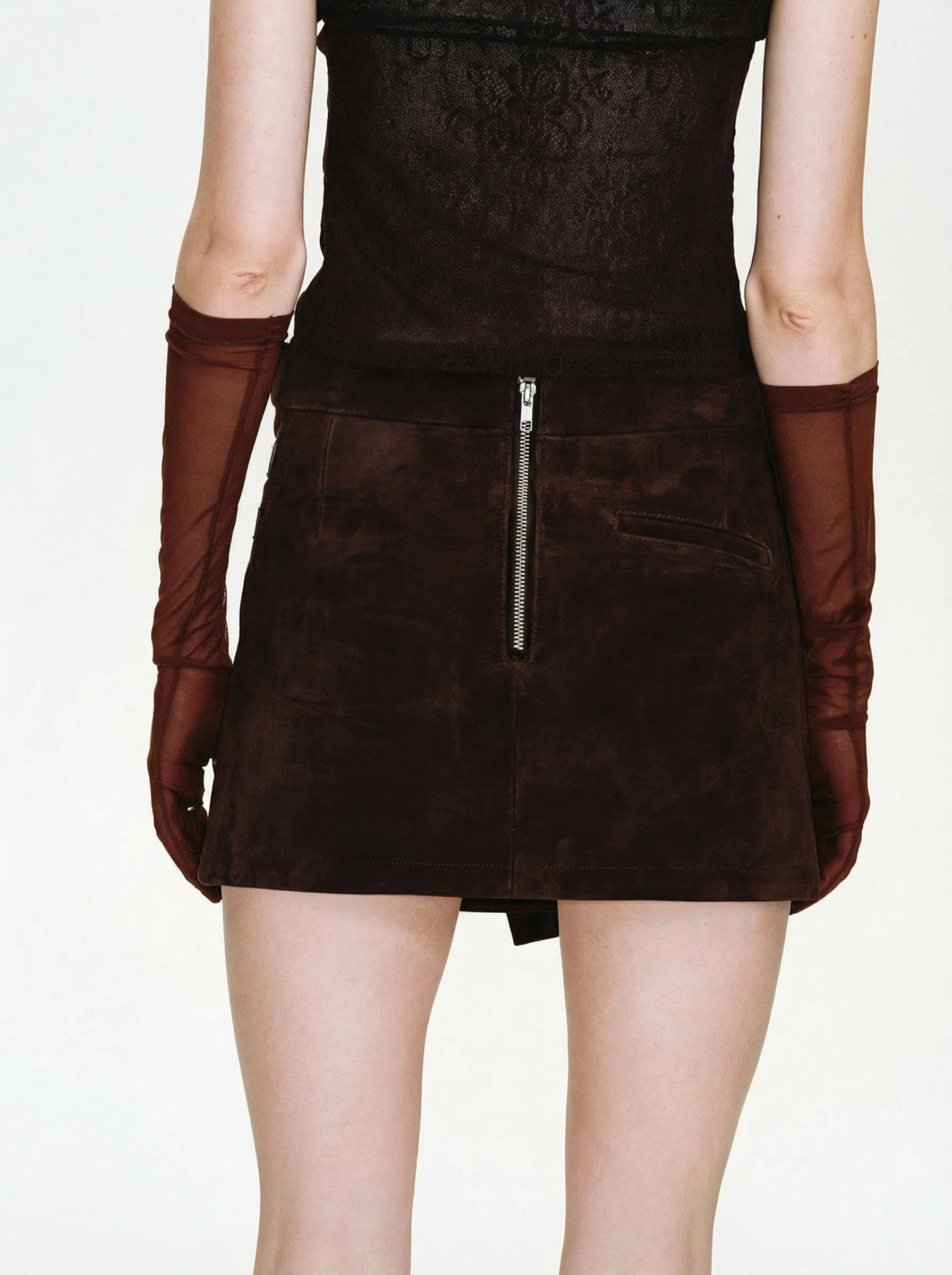 Buckle Wrap Mini Skirt - Image 4