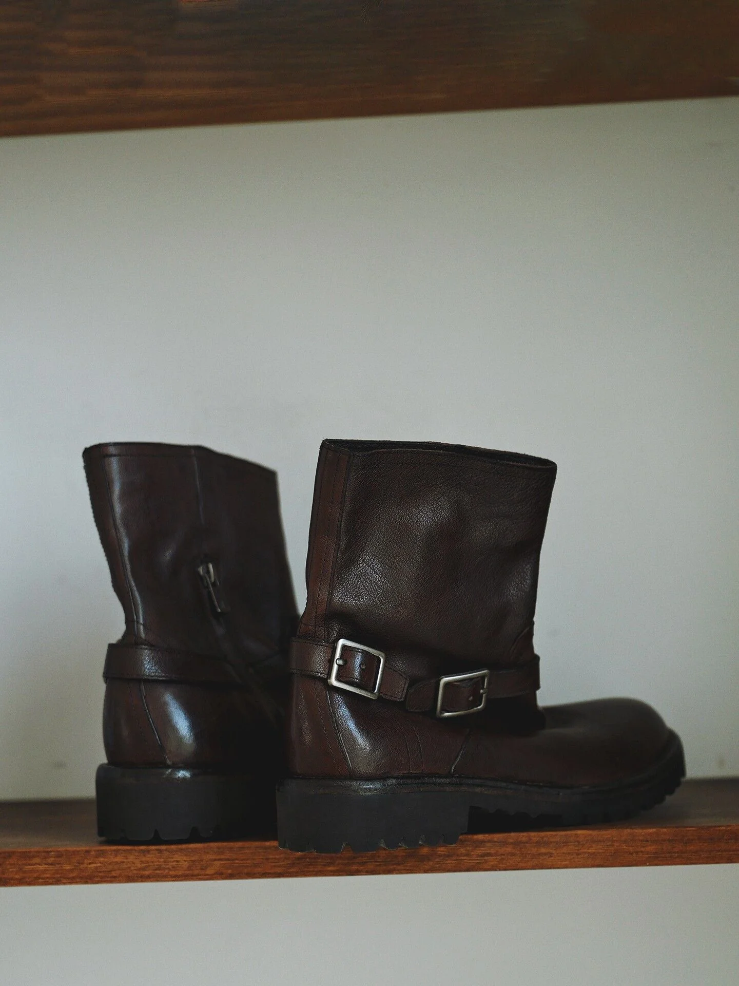 Buckle Zip Boots