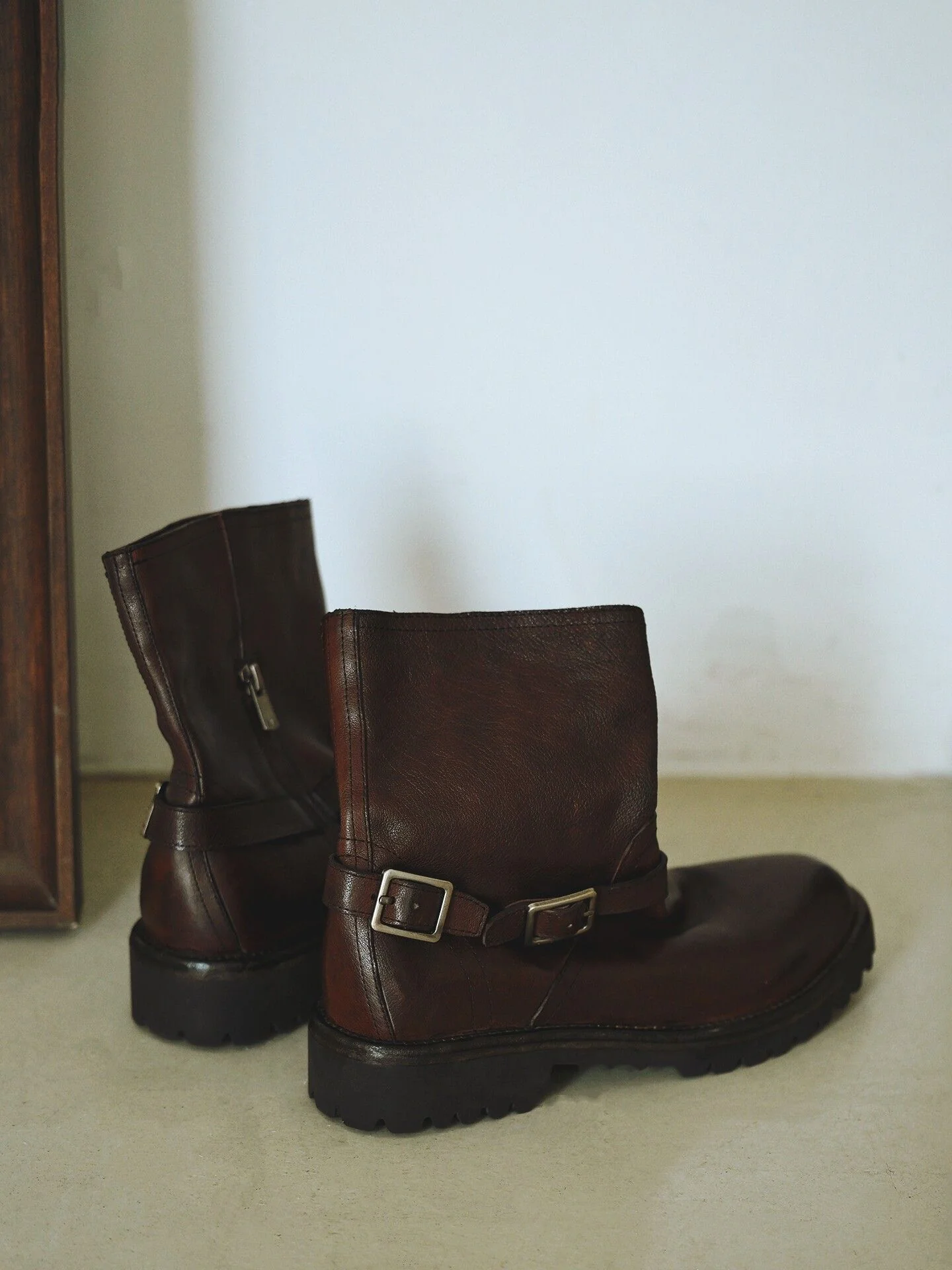 Buckle Zip Boots - Image 2
