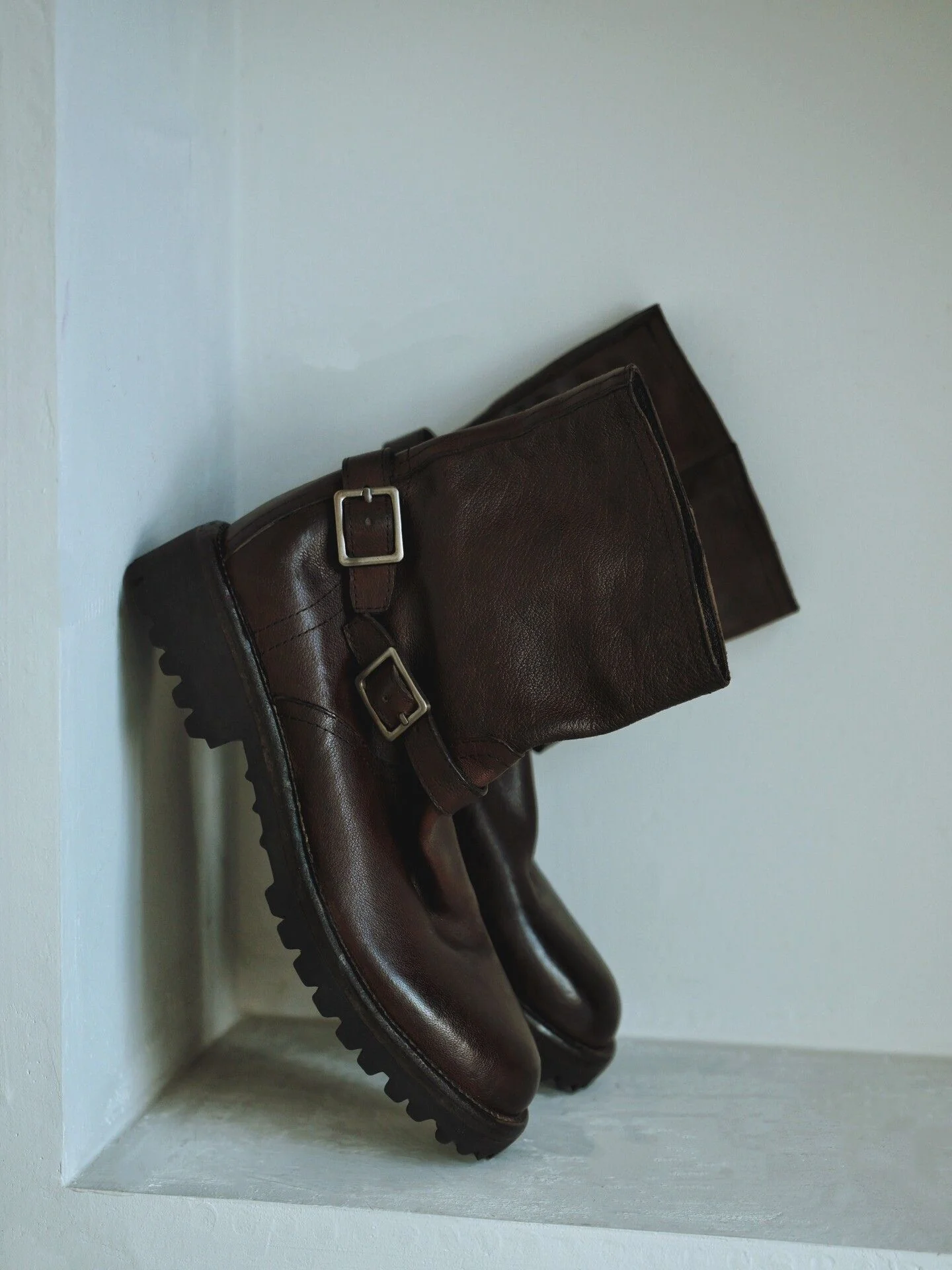 Buckle Zip Boots - Image 6