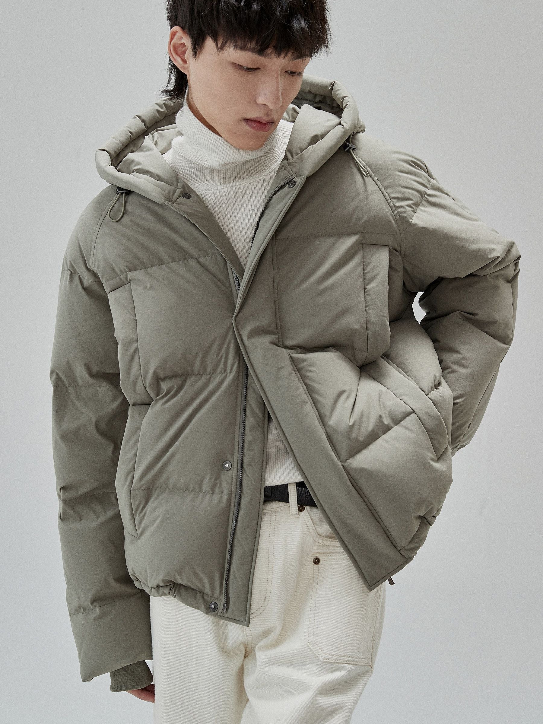 Buckled Hood Puffer