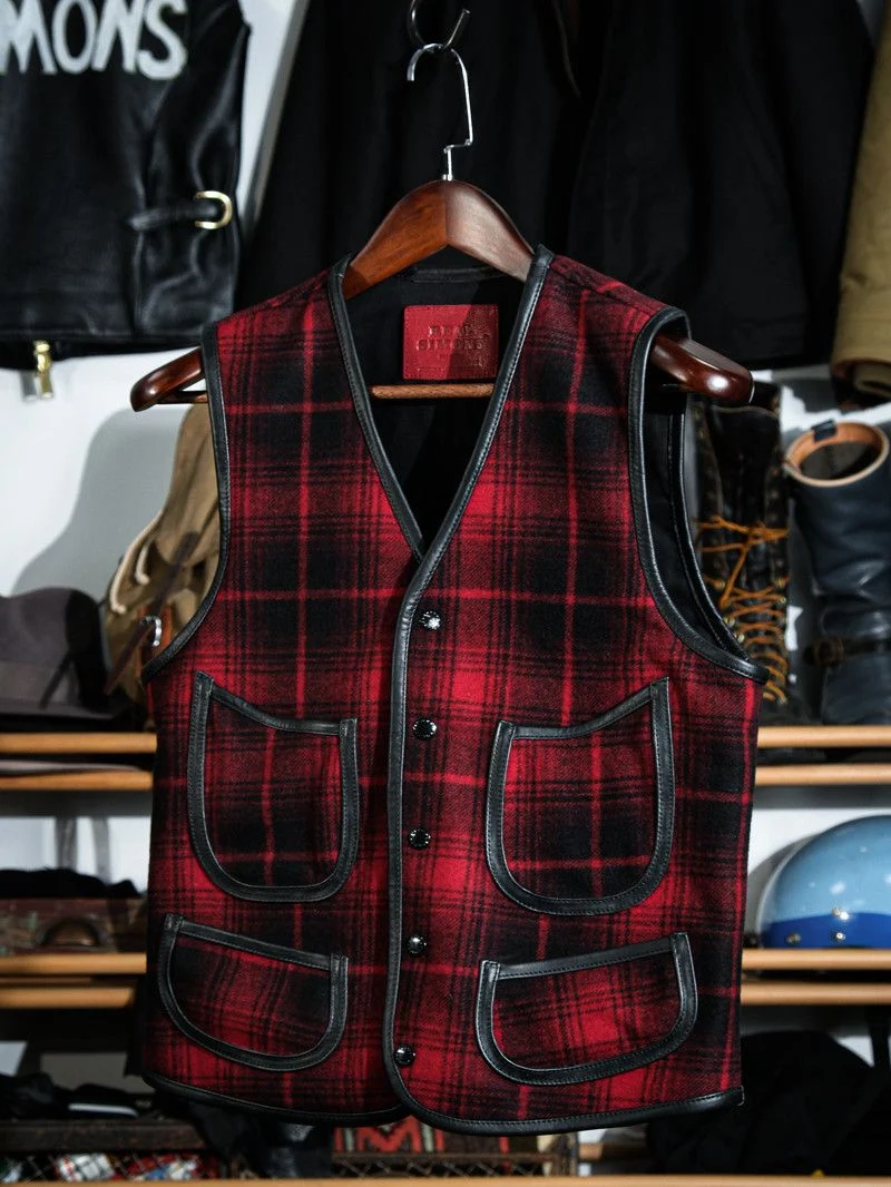 Buffalo Check Vest - Image 4