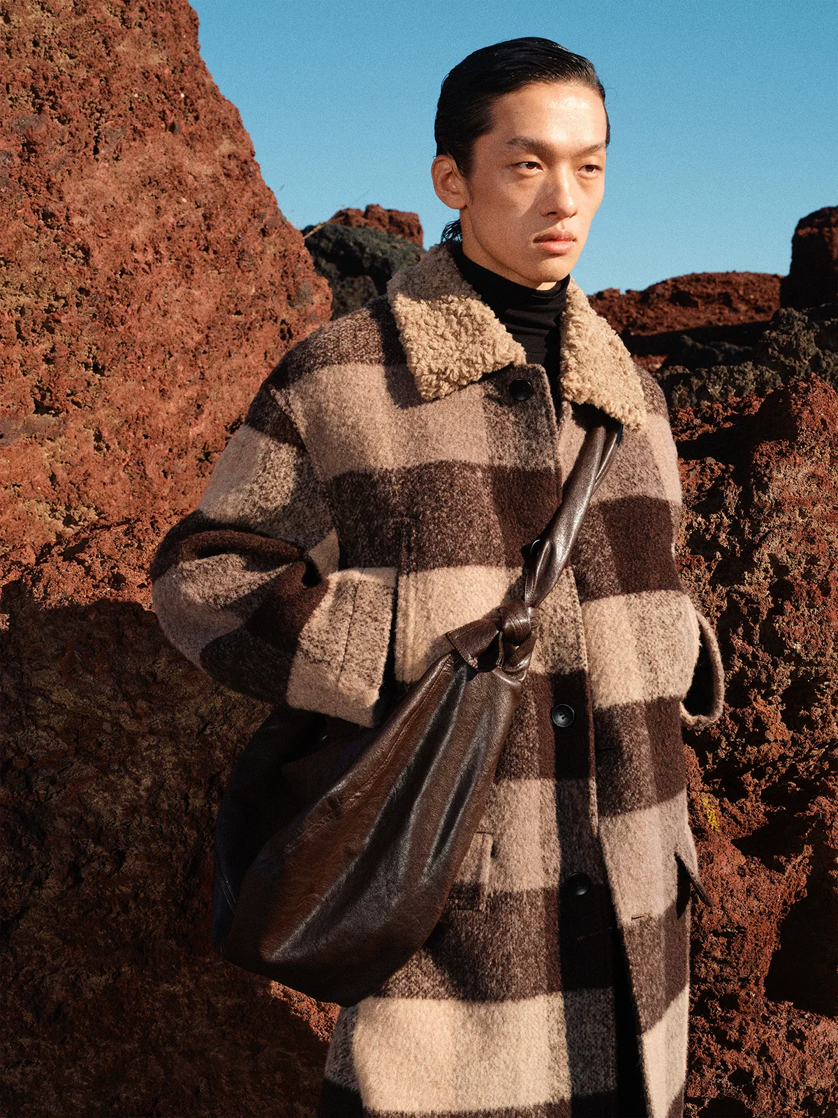 Buffalo Check Wool-Blend Coat - Image 2