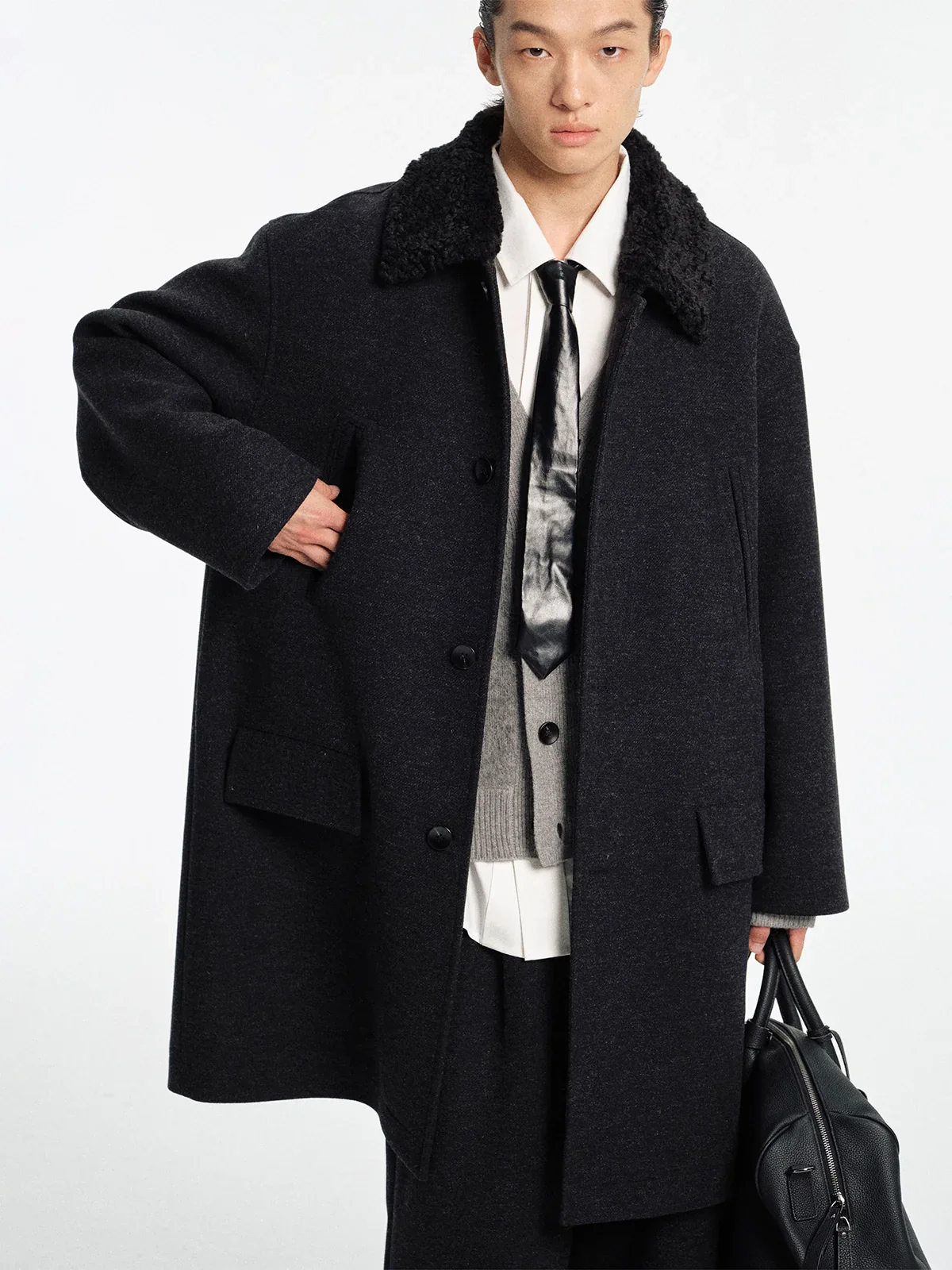 Buffalo Check Wool-Blend Coat - Image 4