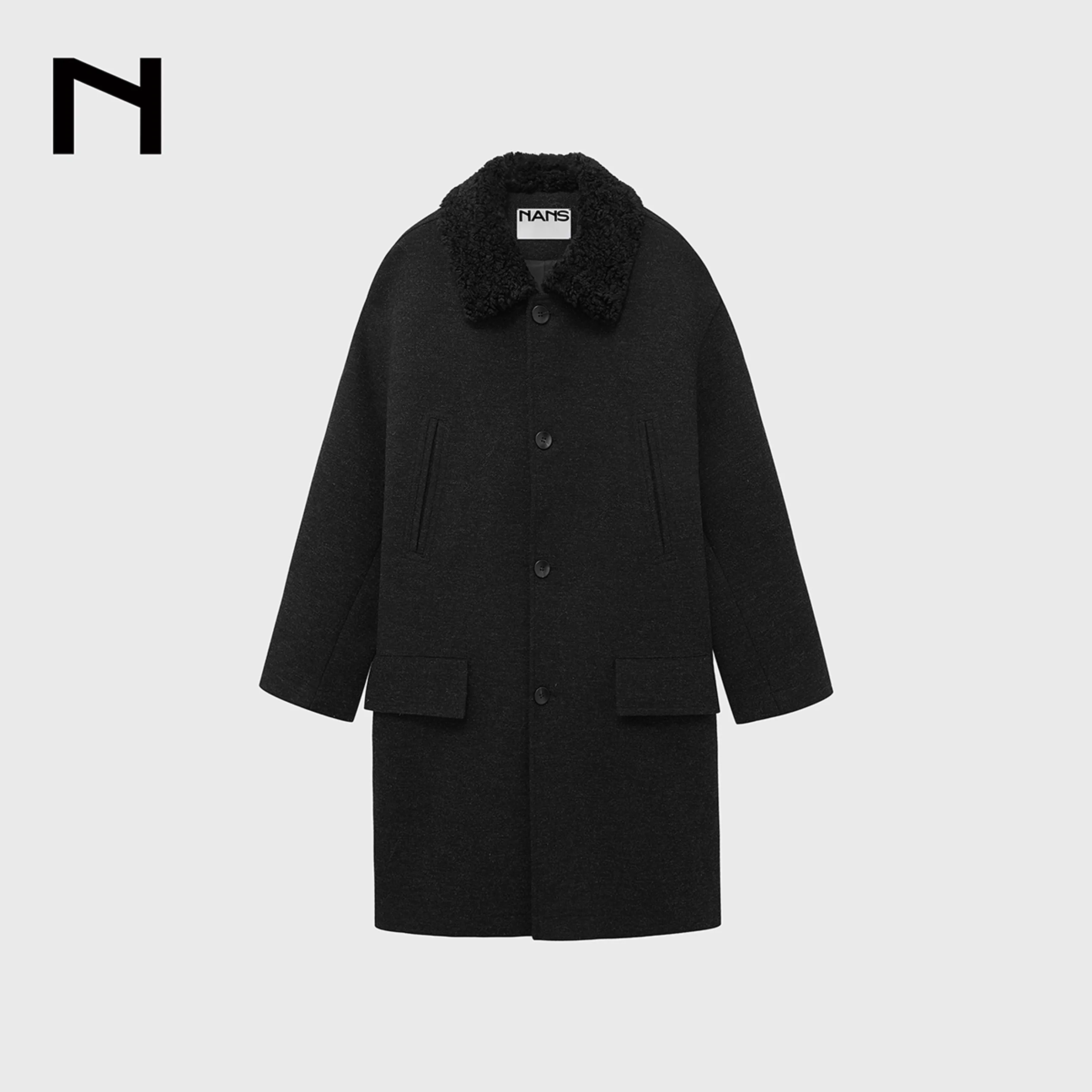 Buffalo Check Wool-Blend Coat - Image 7