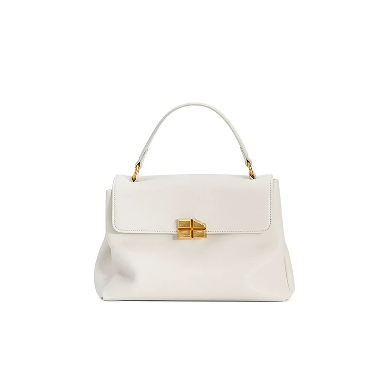 Burgundy Cowhide Handbag - Image 3