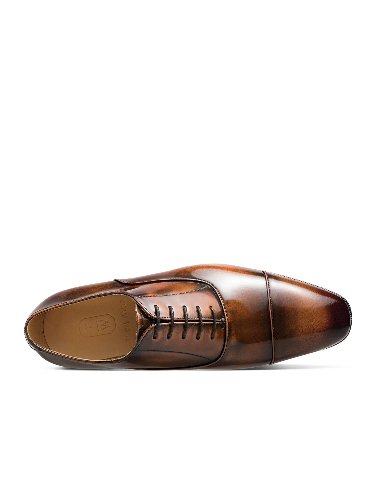 Burnished Brown Cap-Toe Oxford - Image 3