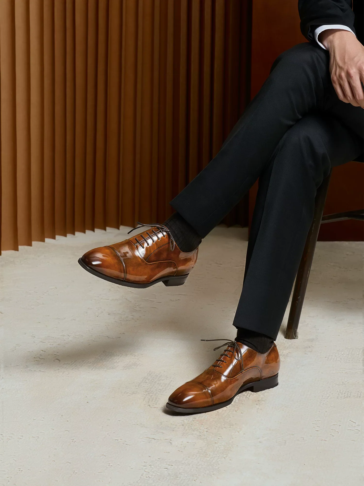 Burnished Brown Cap-Toe Oxford - Image 5