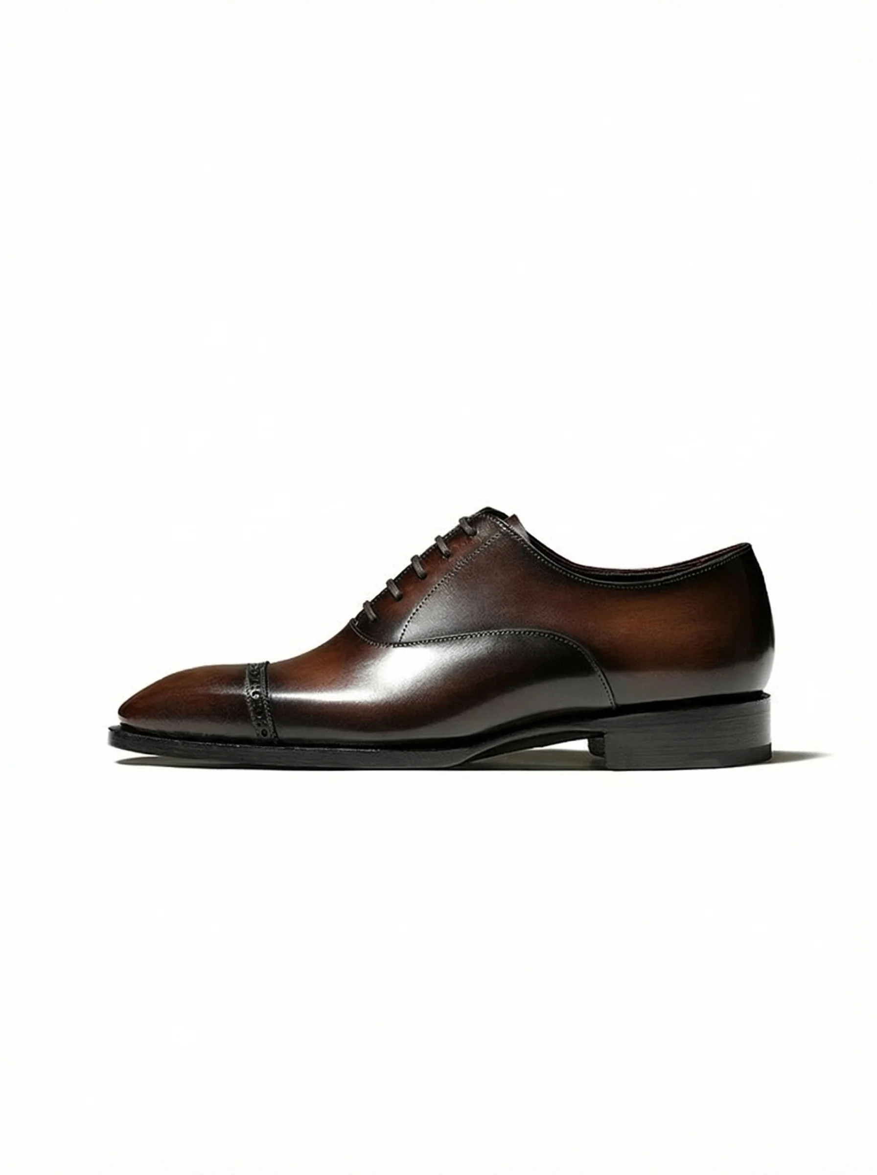 Burnished Cap-Toe Oxford
