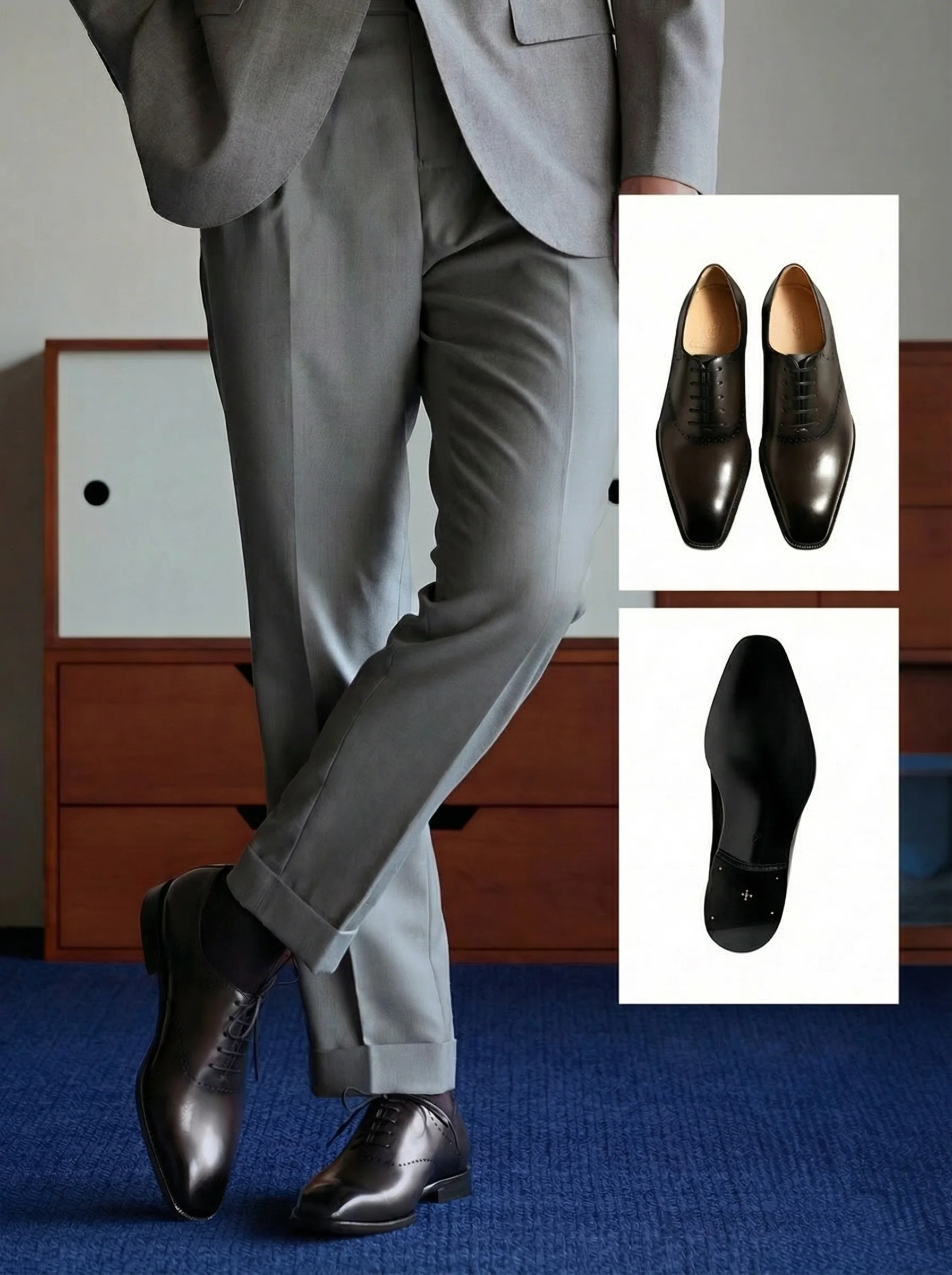 Burnished Top-Grain Calfskin Oxford - Image 5
