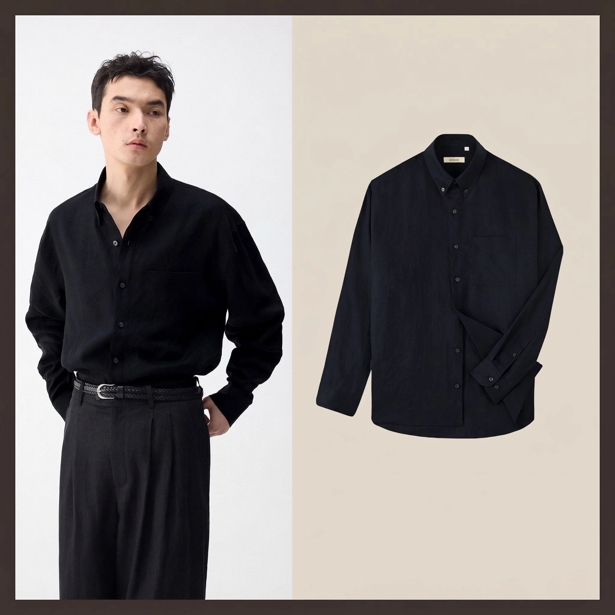 Button-Collar Linen Shirt - Image 6