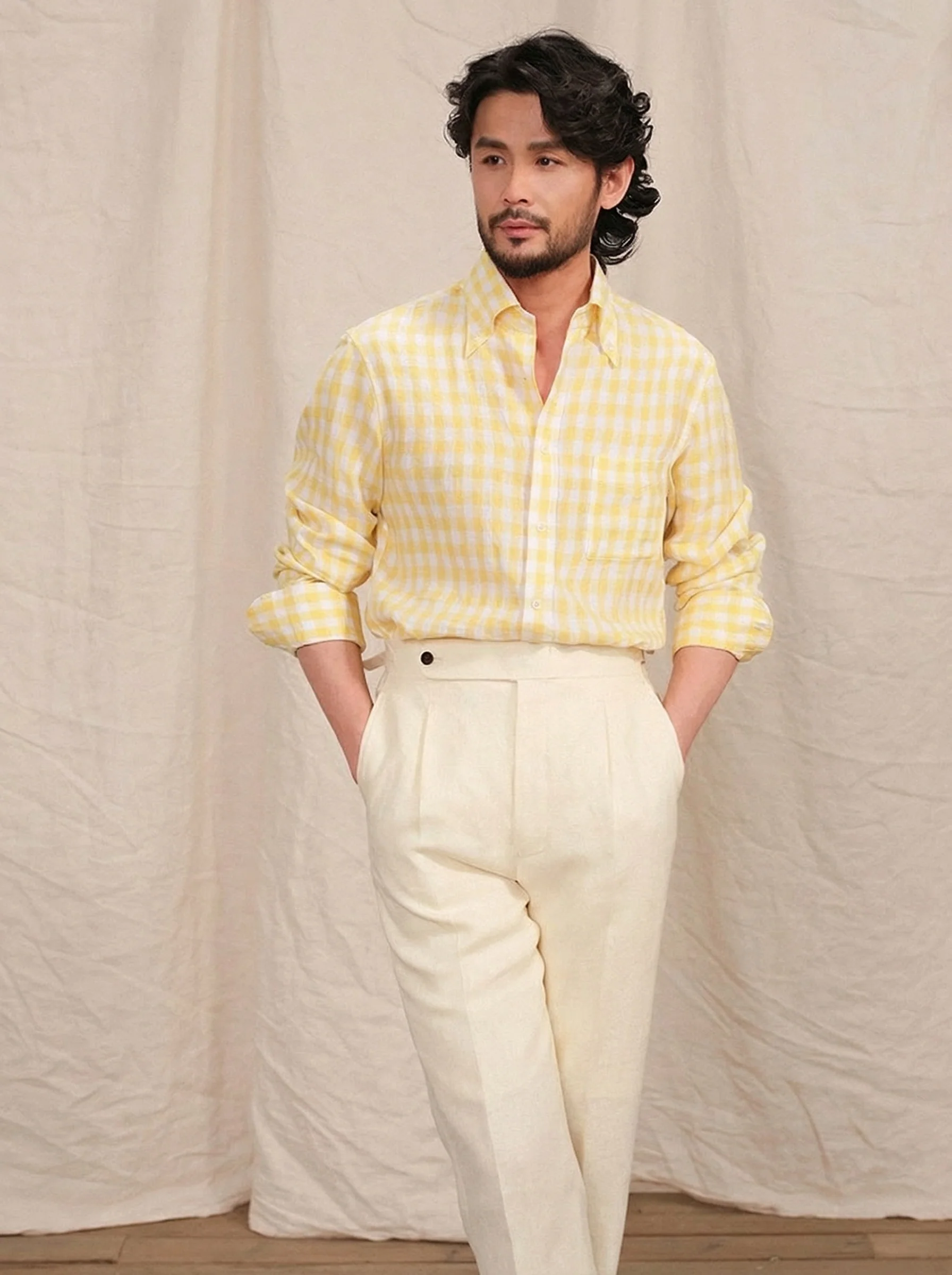 Button-Down Gingham Shirt
