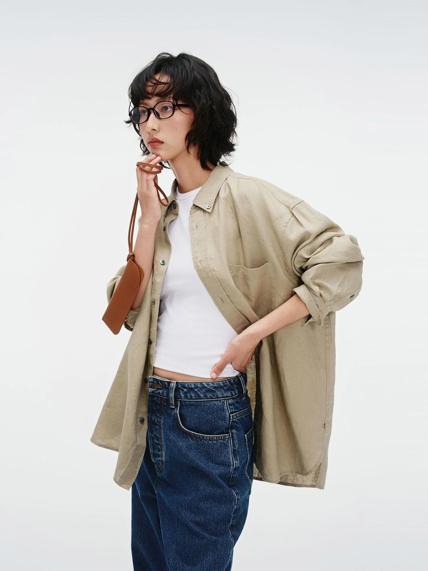 Button-Down Linen Shirt - Image 3
