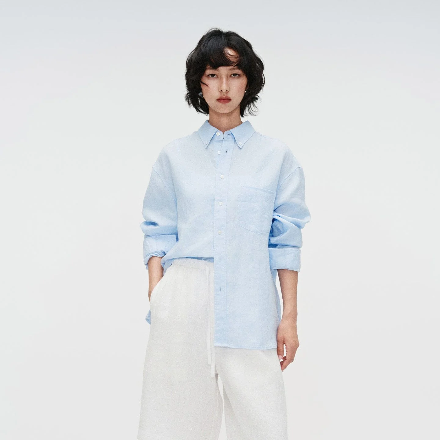 Button-Down Linen Shirt - Image 6