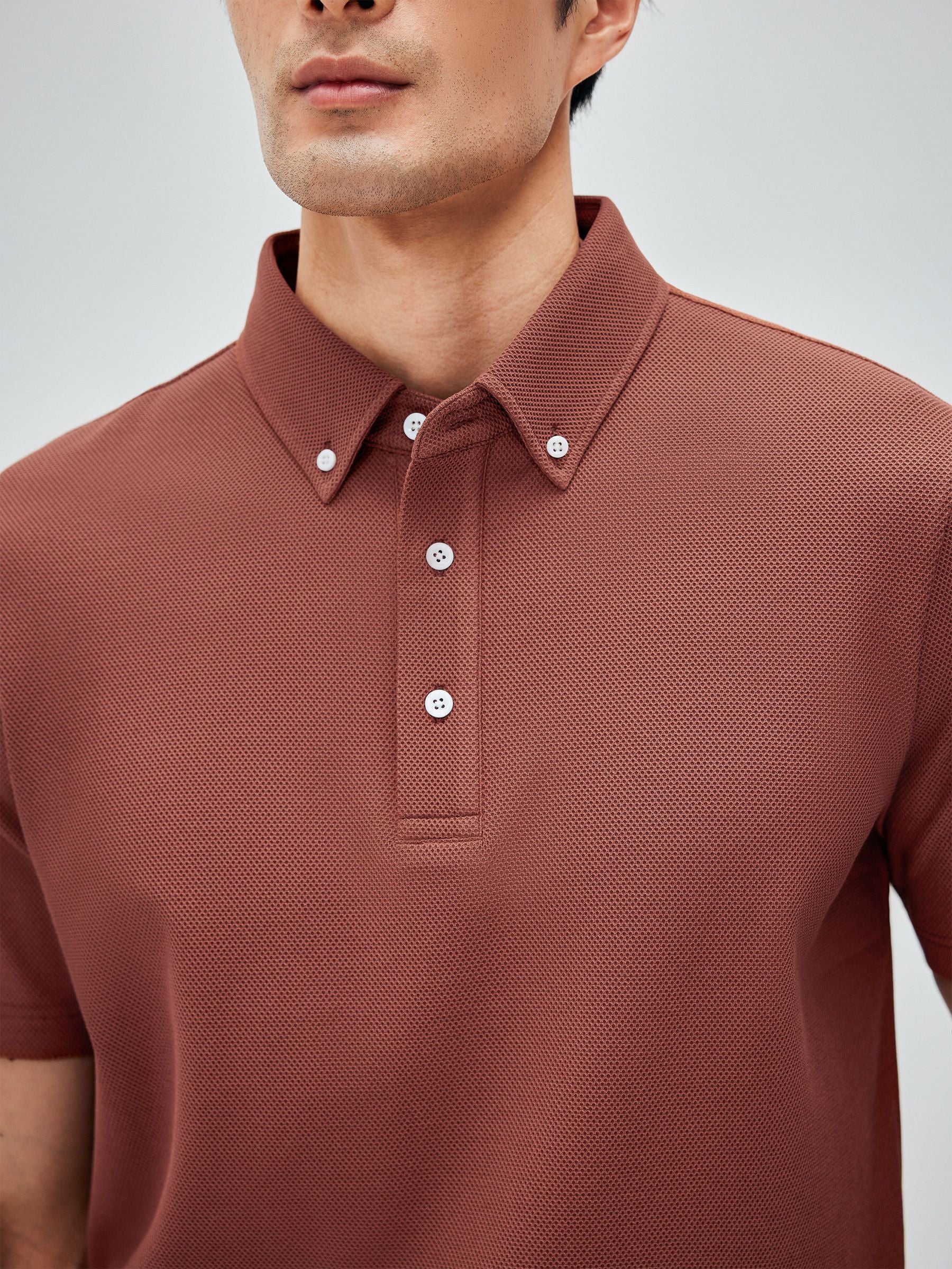 Button-Down Piqué Polo - Image 8